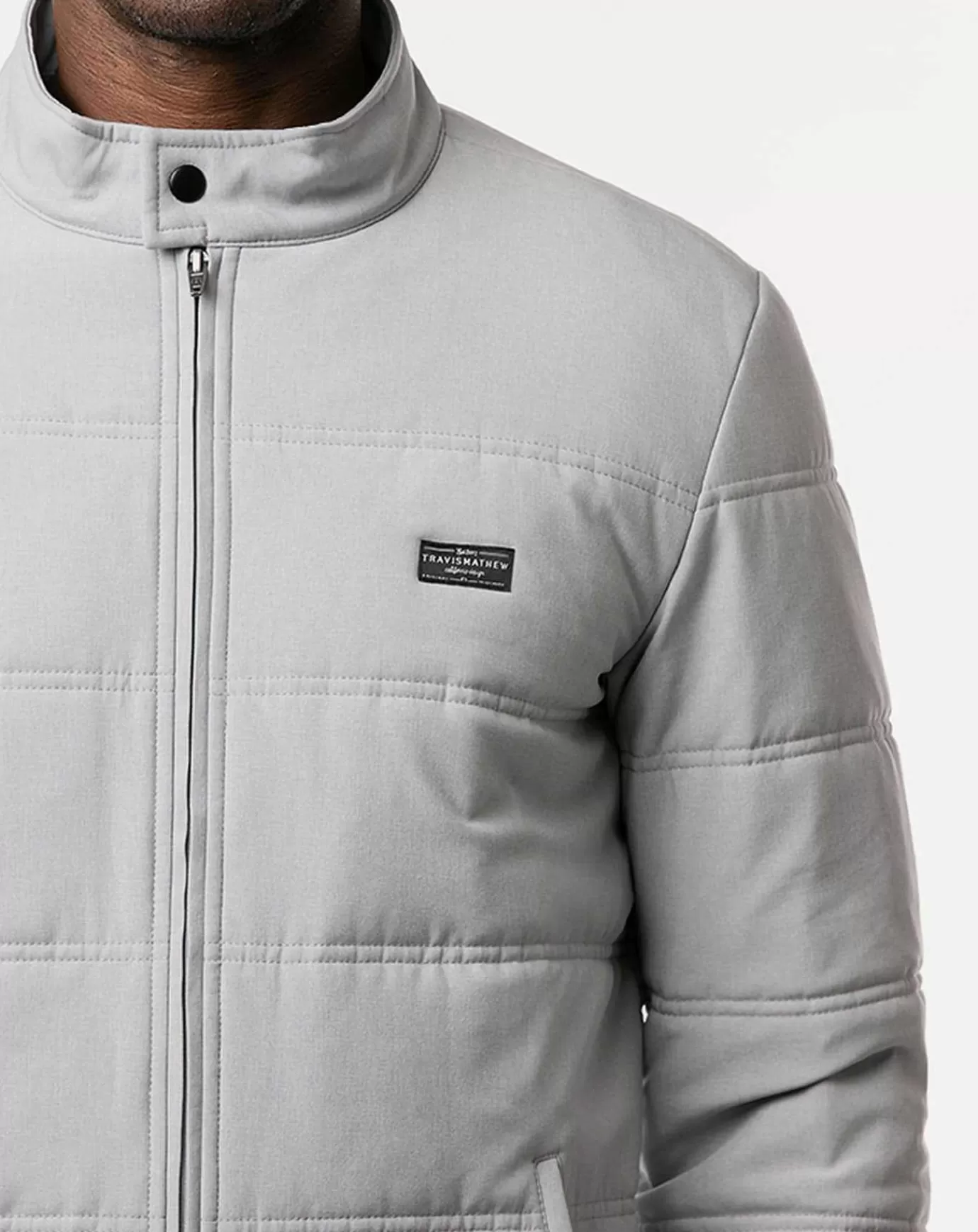 Best Sale Travis Mathew Interlude Puffer Jacket Heather Sleet