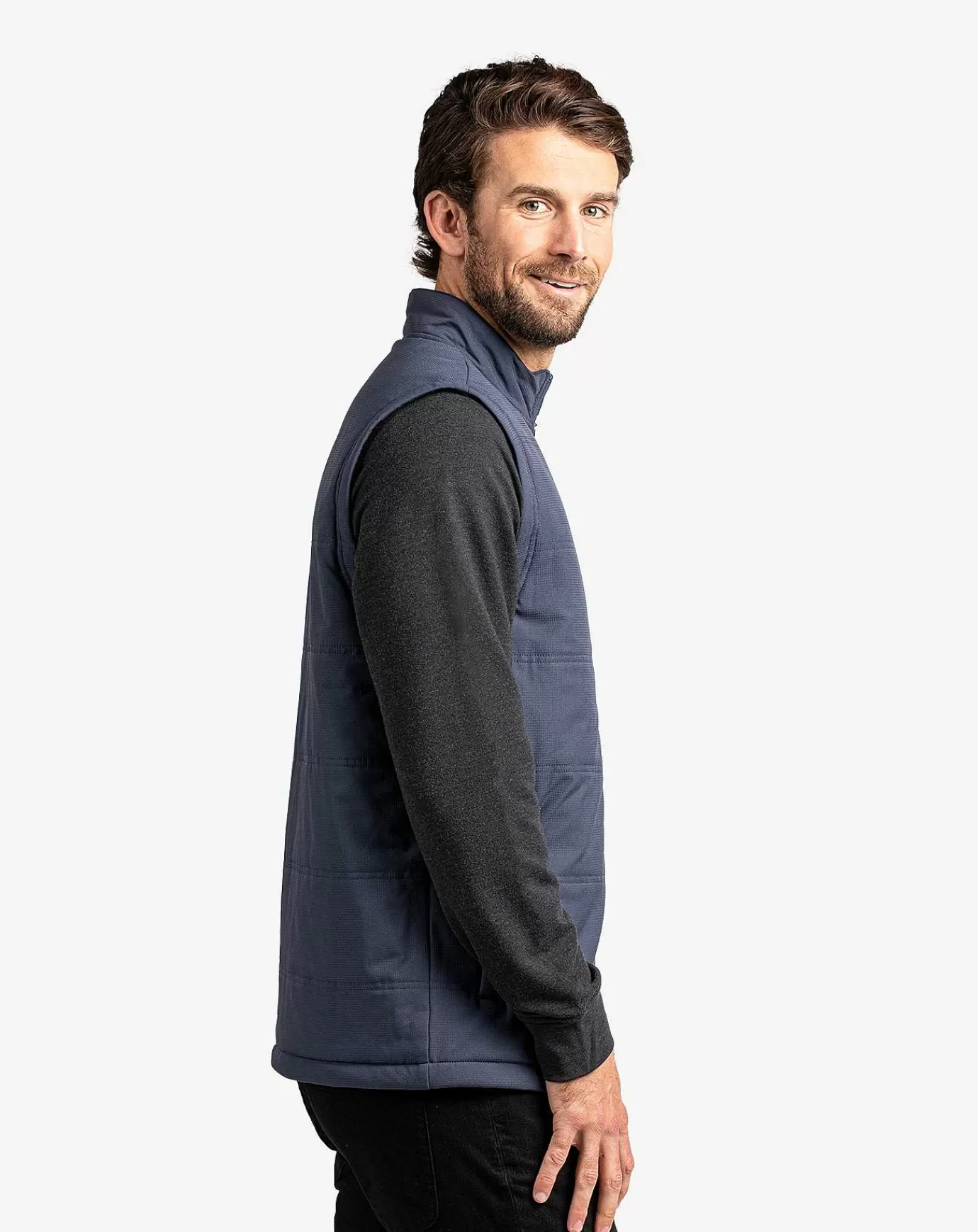 Online Travis Mathew Interlude Puffer Vest Mood Indigo