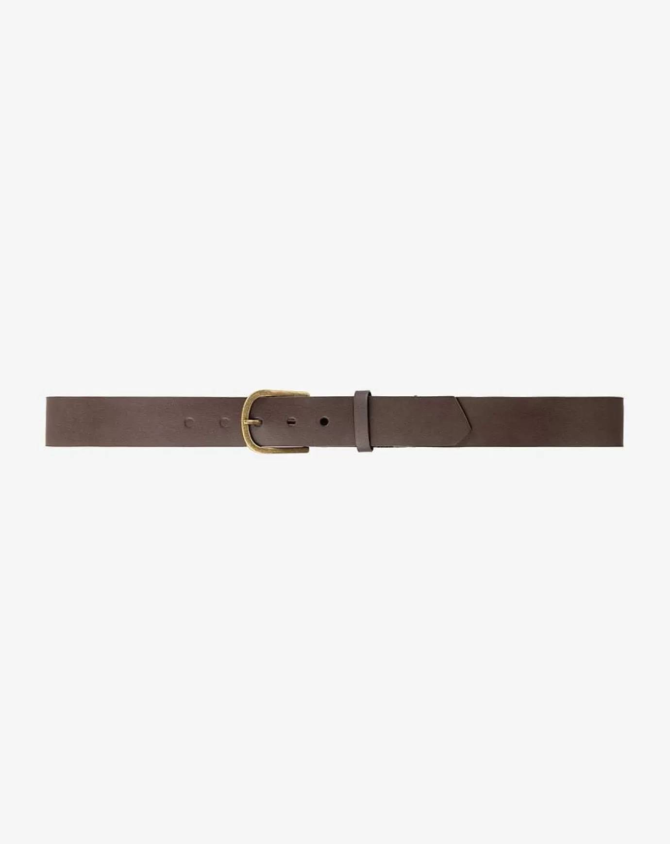 Shop Travis Mathew Jinx 2.0 Leather Belt Dark Brown