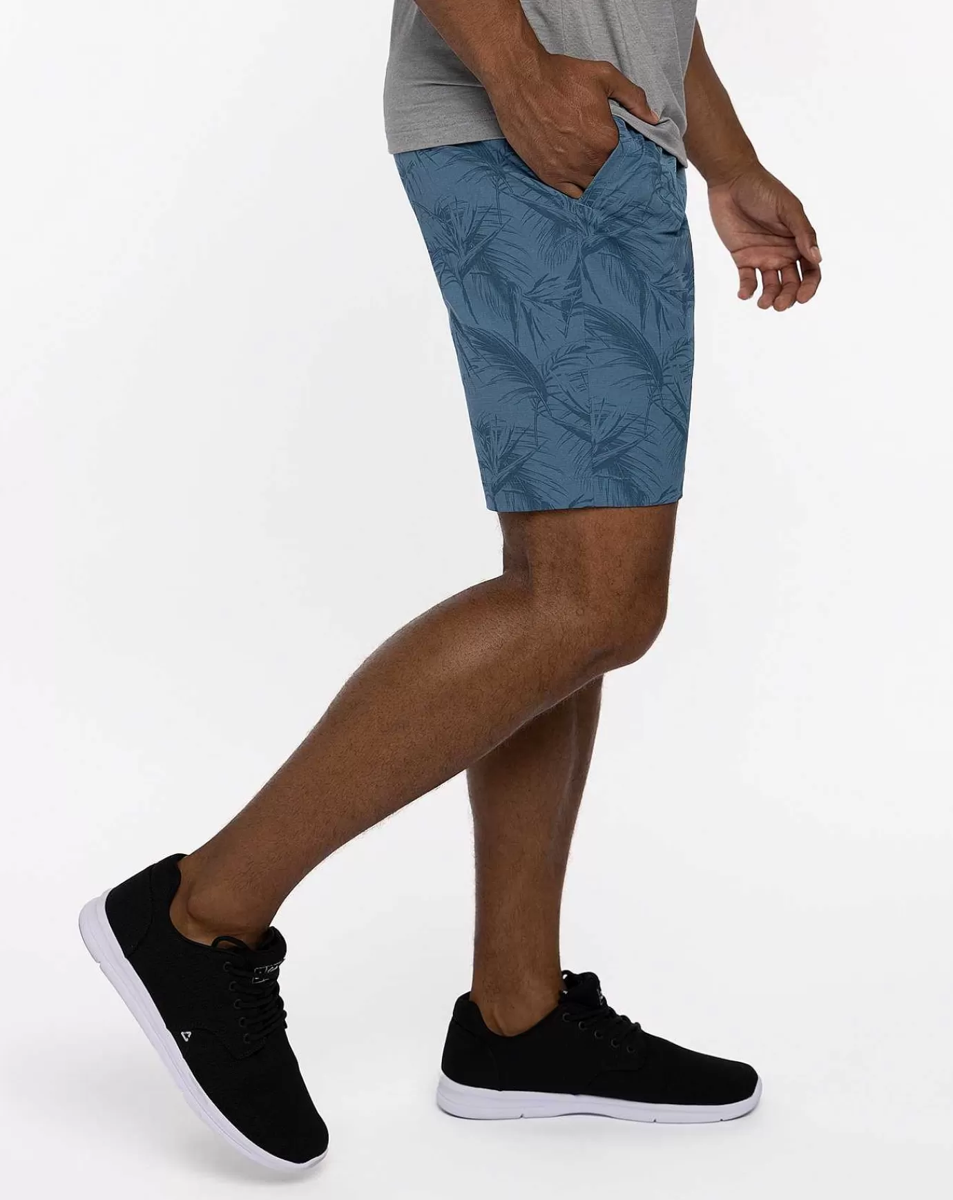 Discount Travis Mathew Jungle Oasis Short 9In Heather Mid Blue