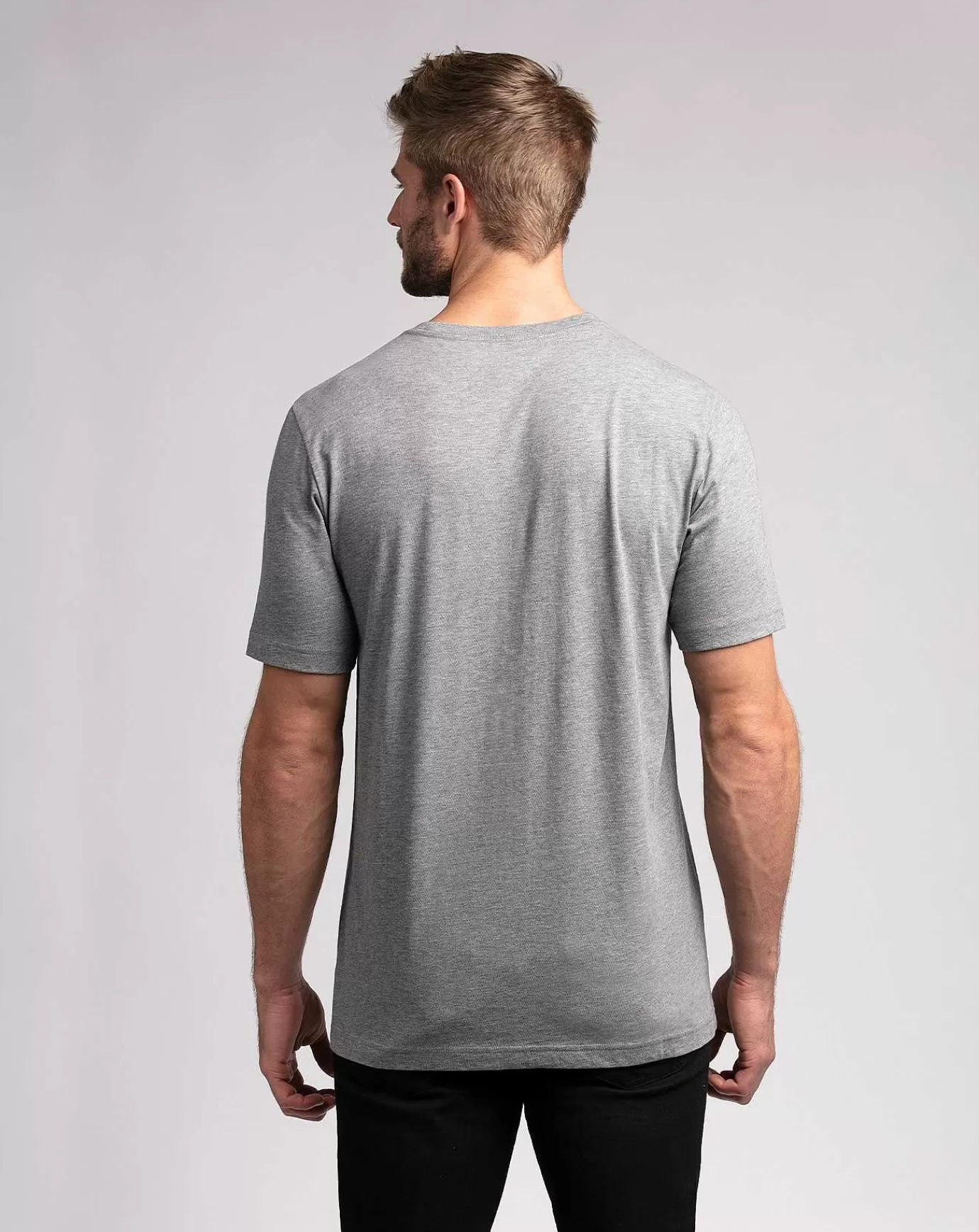 Online Travis Mathew Lake State Tee Heather Grey