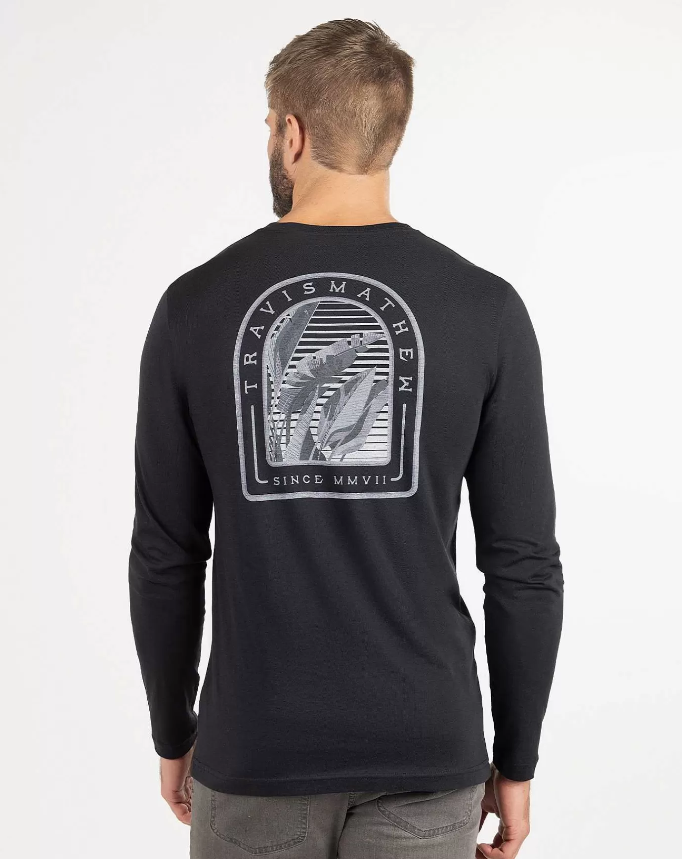 Online Travis Mathew Learn The Ropes Long Sleeve Tee Black