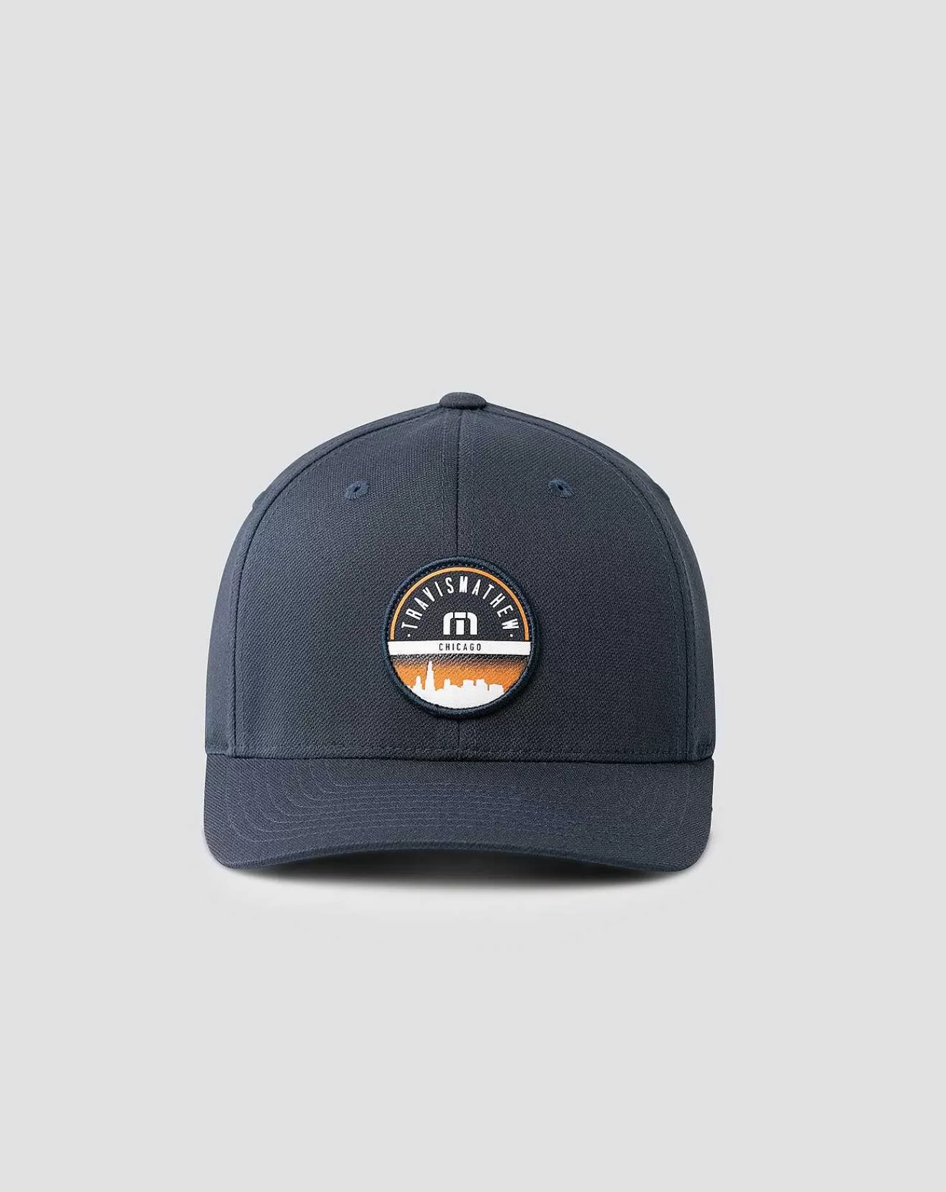 Sale Travis Mathew Lincoln Park Fitted Hat Blue Nights