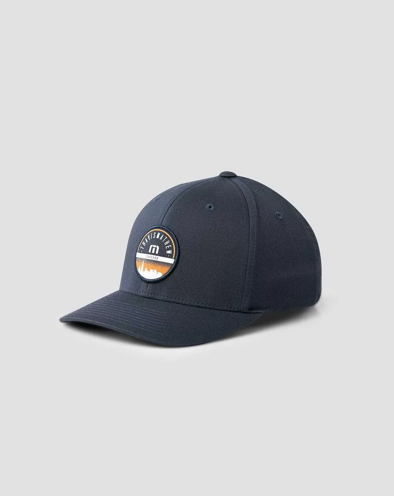 Sale Travis Mathew Lincoln Park Fitted Hat Blue Nights