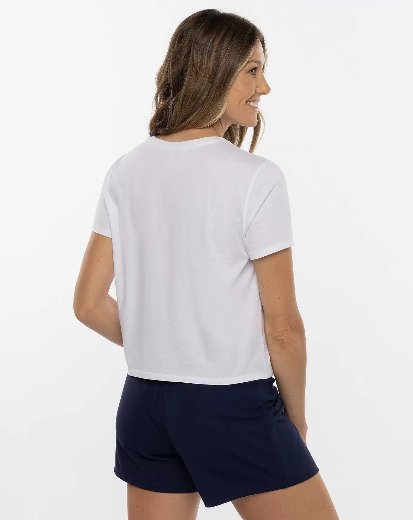 Shop Travis Mathew Little Bubbly Boxy Tee White