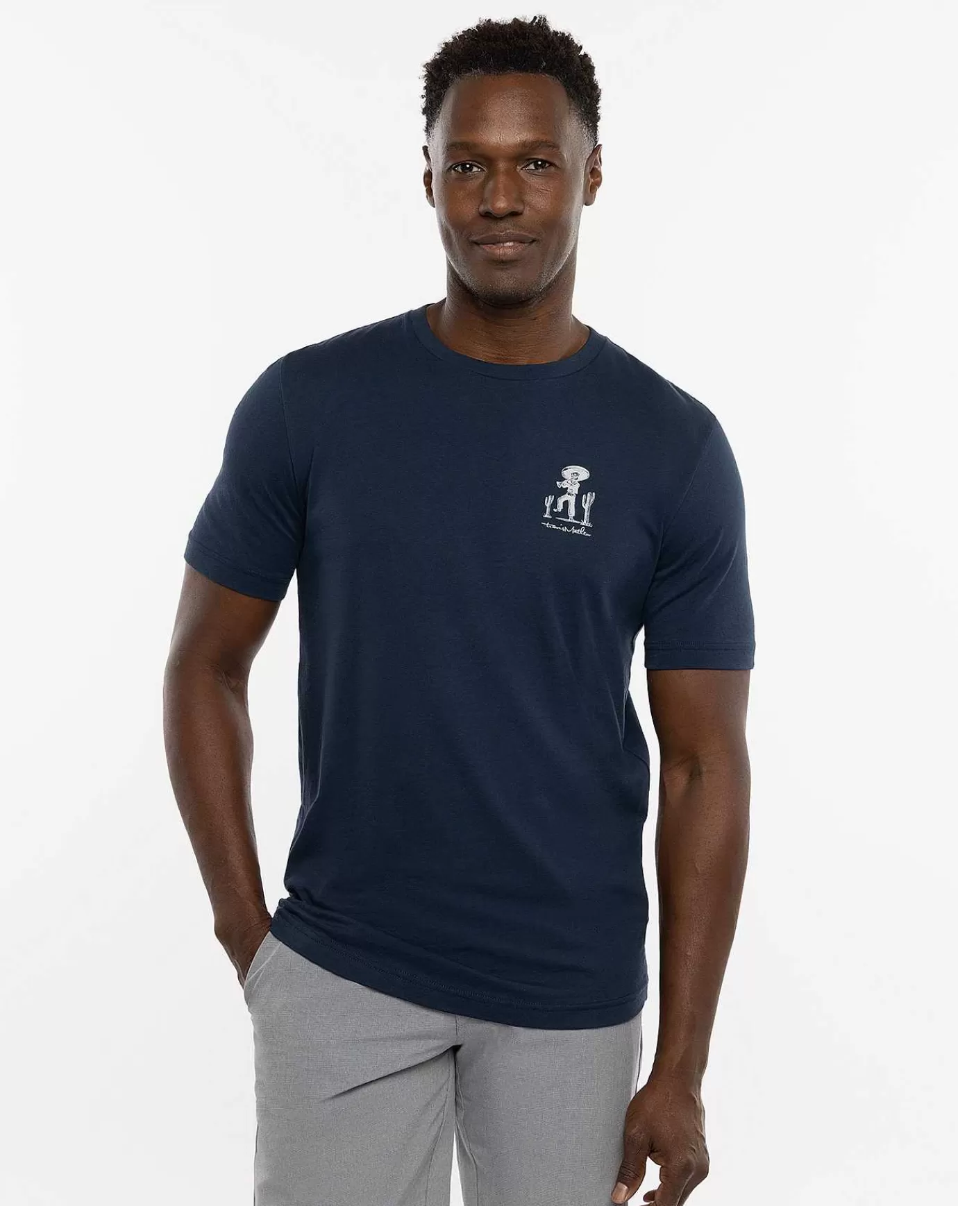 Clearance Travis Mathew Los Segundos Tee Total Eclipse