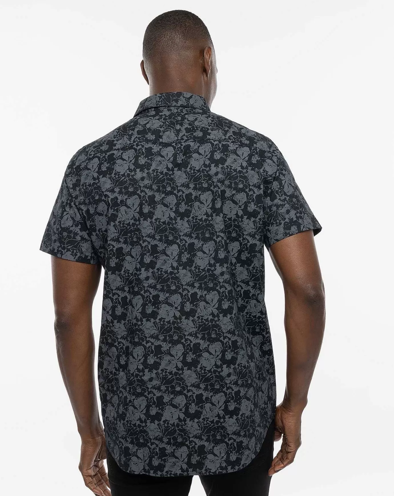 Outlet Travis Mathew Misplaced Memory Button-Up Black