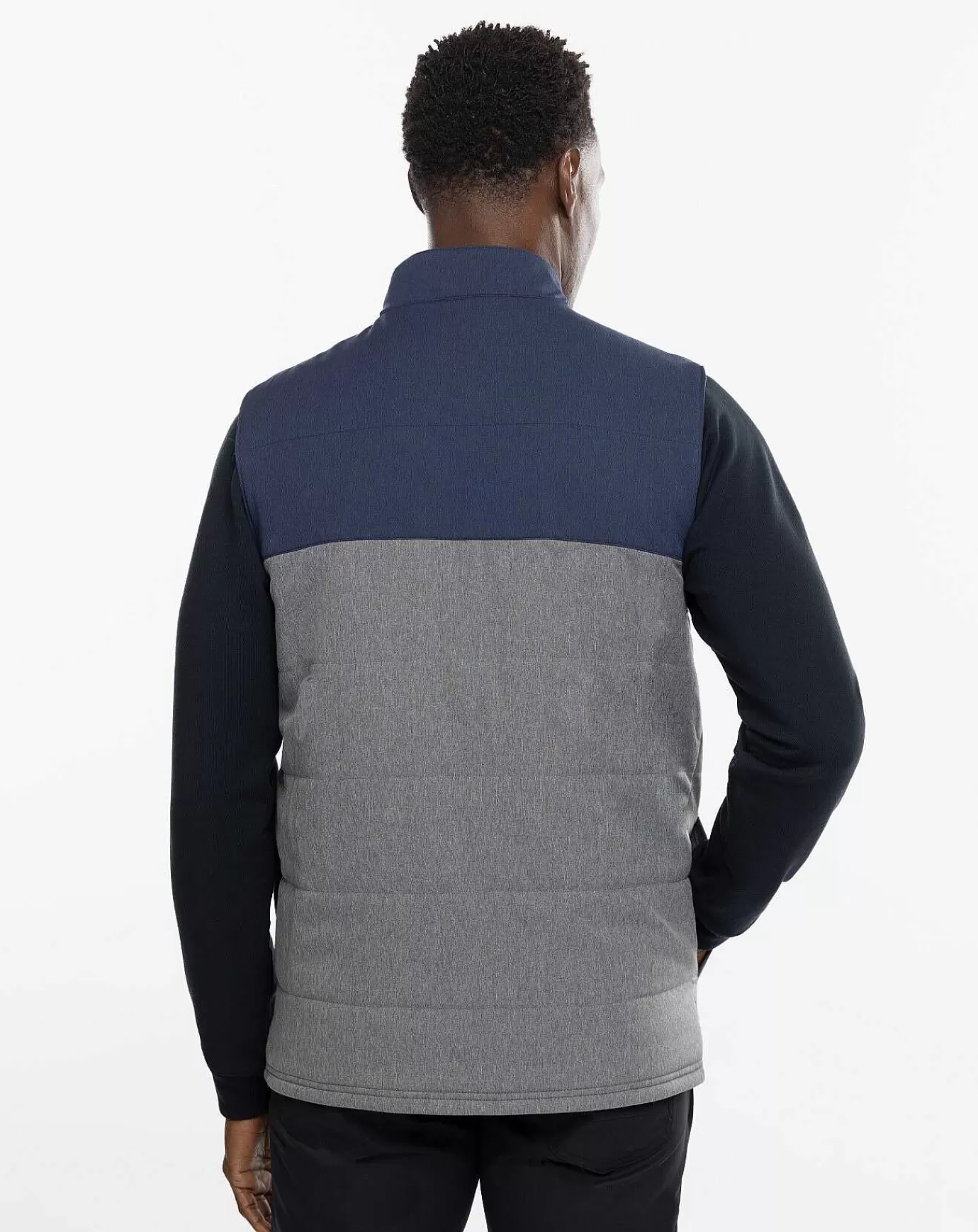 Cheap Travis Mathew Northern Vest Heather Blue Nights