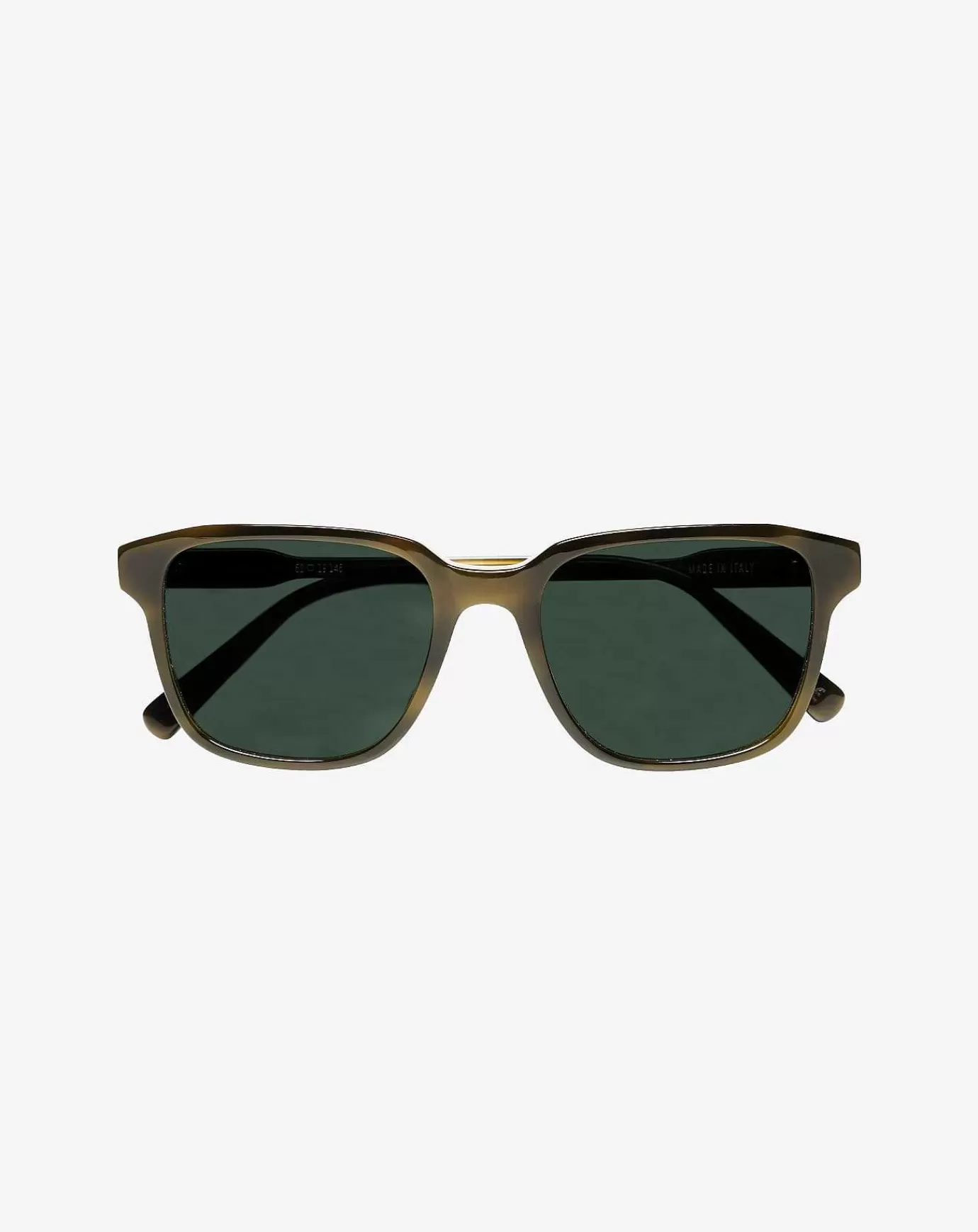 Store Travis Mathew Offdaze Sunglasses Light Brindle Tort/Green Polar