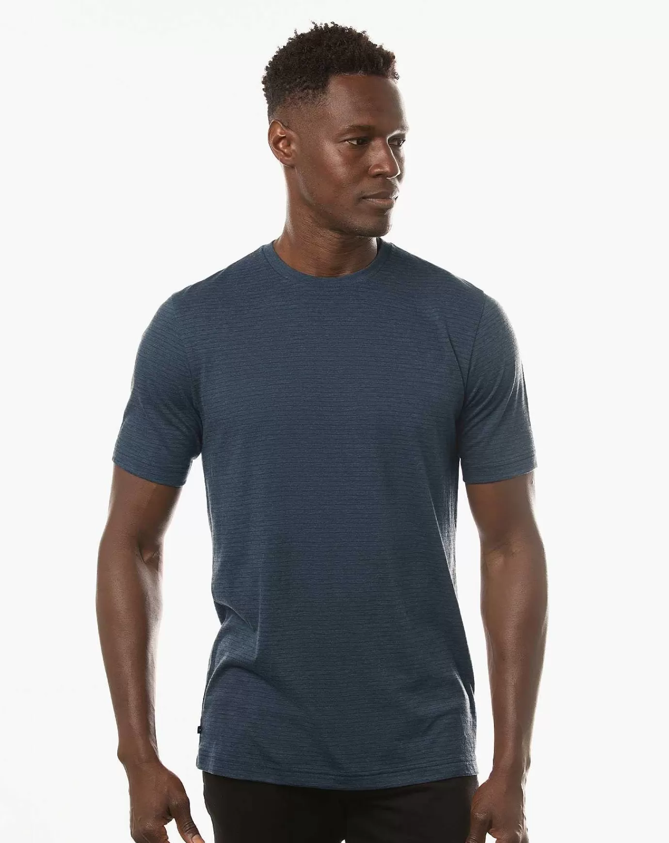 Store Travis Mathew Olympus Tee Heather Mood Indigo