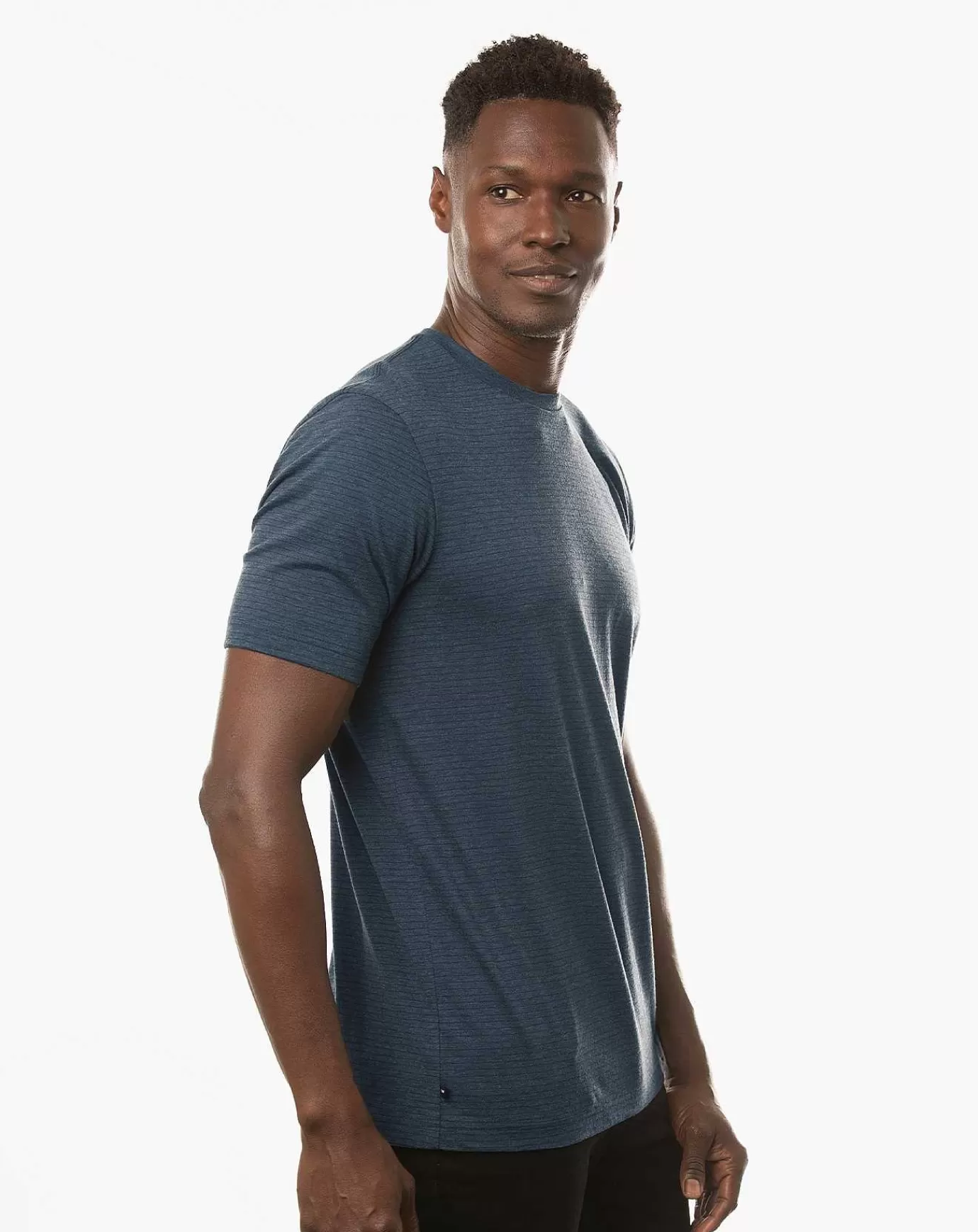 Store Travis Mathew Olympus Tee Heather Mood Indigo