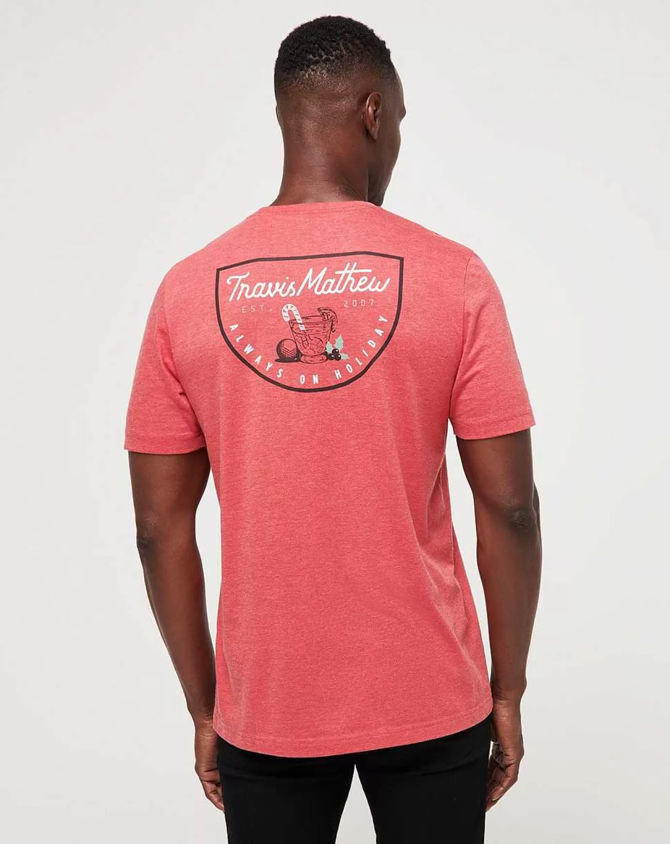 Flash Sale Travis Mathew Peppermintini Tee Heather Red