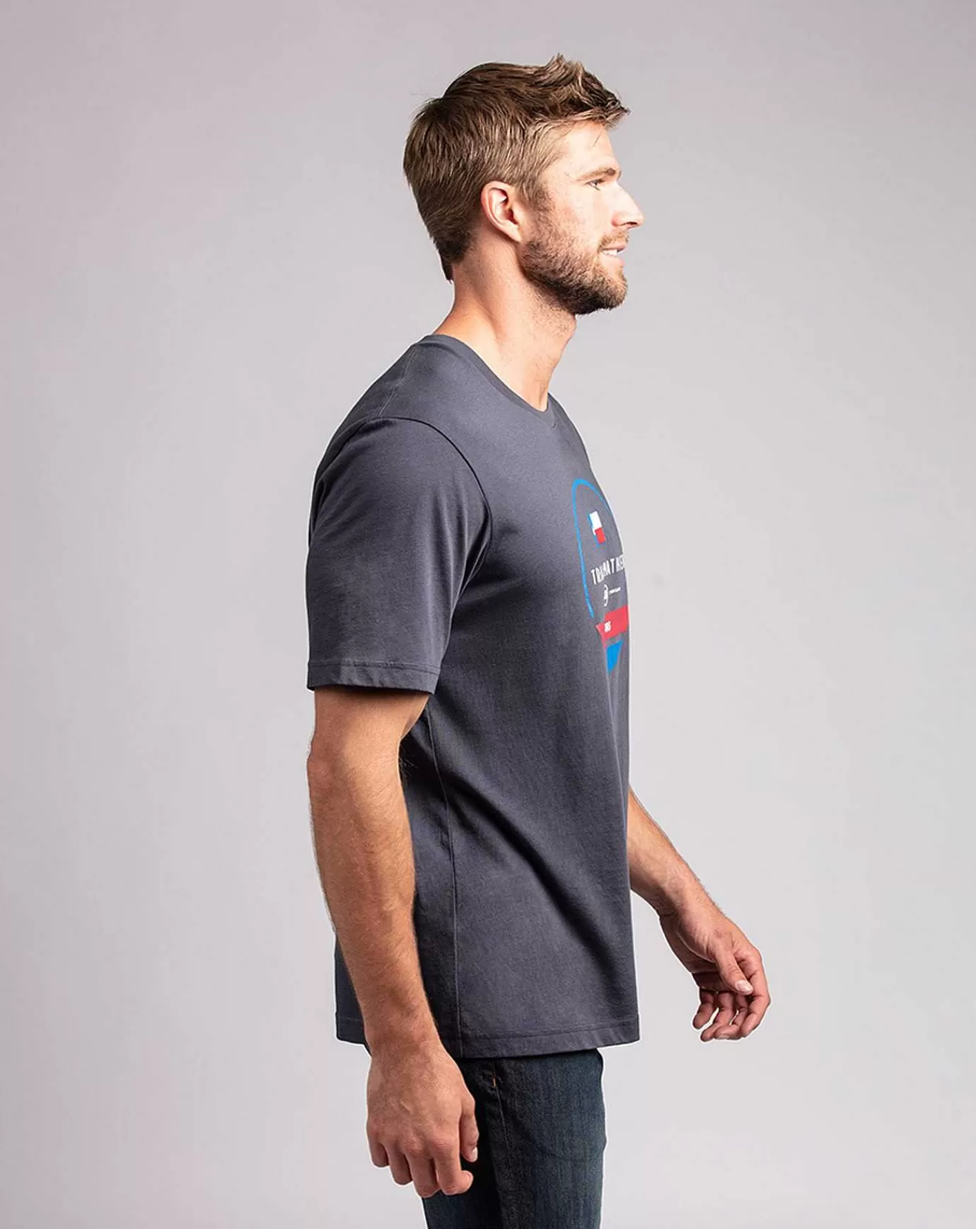 Fashion Travis Mathew Prairie Sky Tee Blue Nights