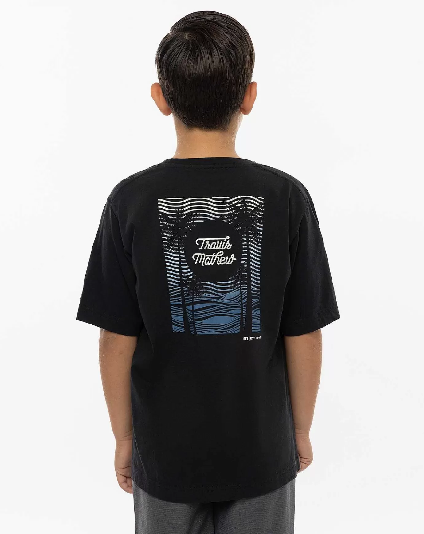 Outlet Travis Mathew Problem Free Youth Tee Black