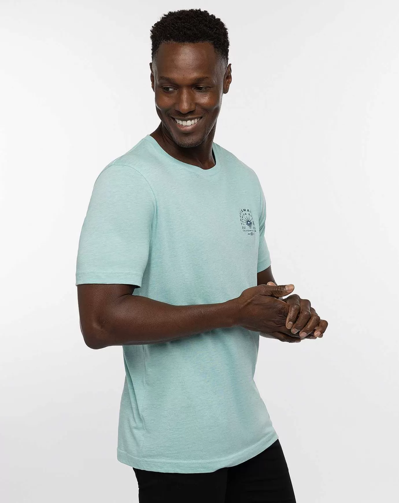 Store Travis Mathew Puerto Escondido Tee Heather Turquoise