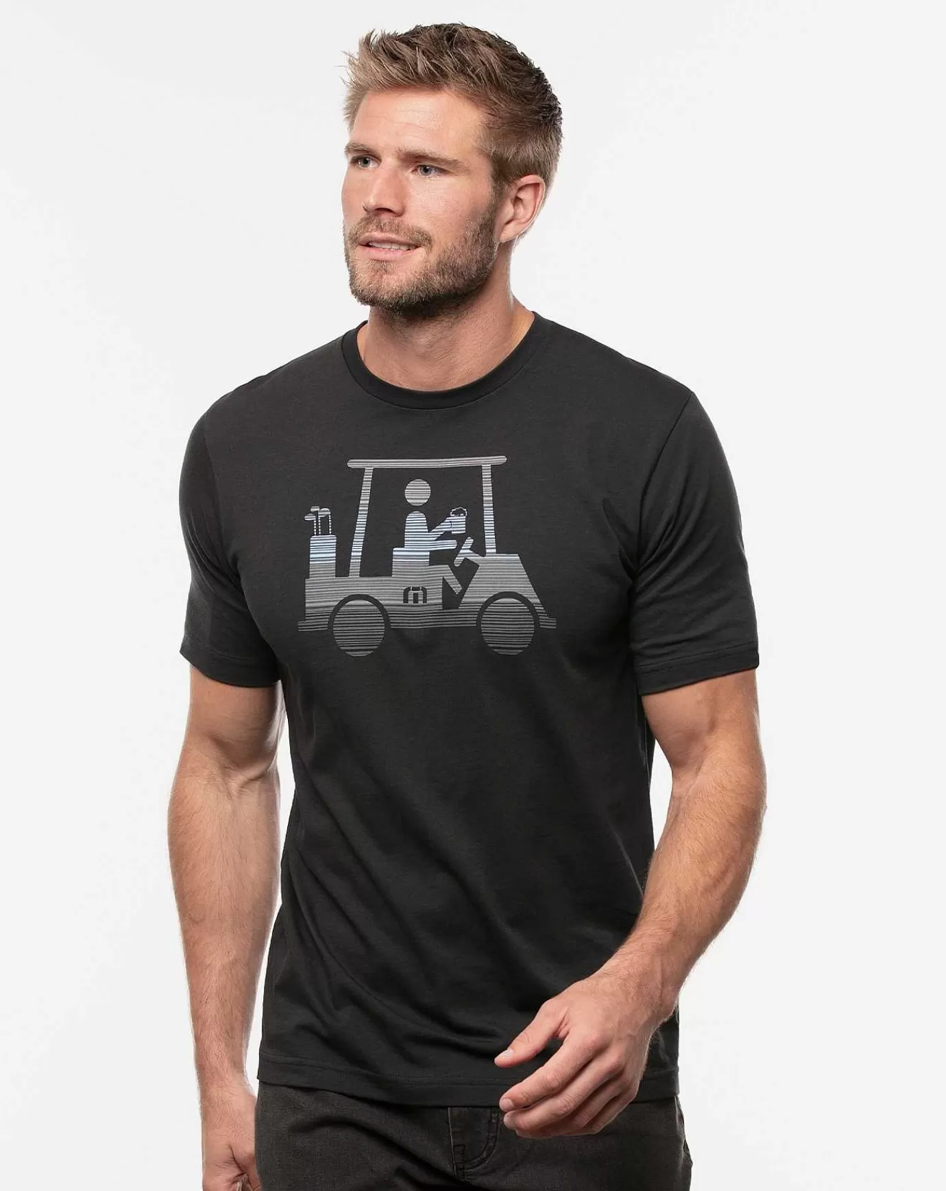 Outlet Travis Mathew Race You Tee Black