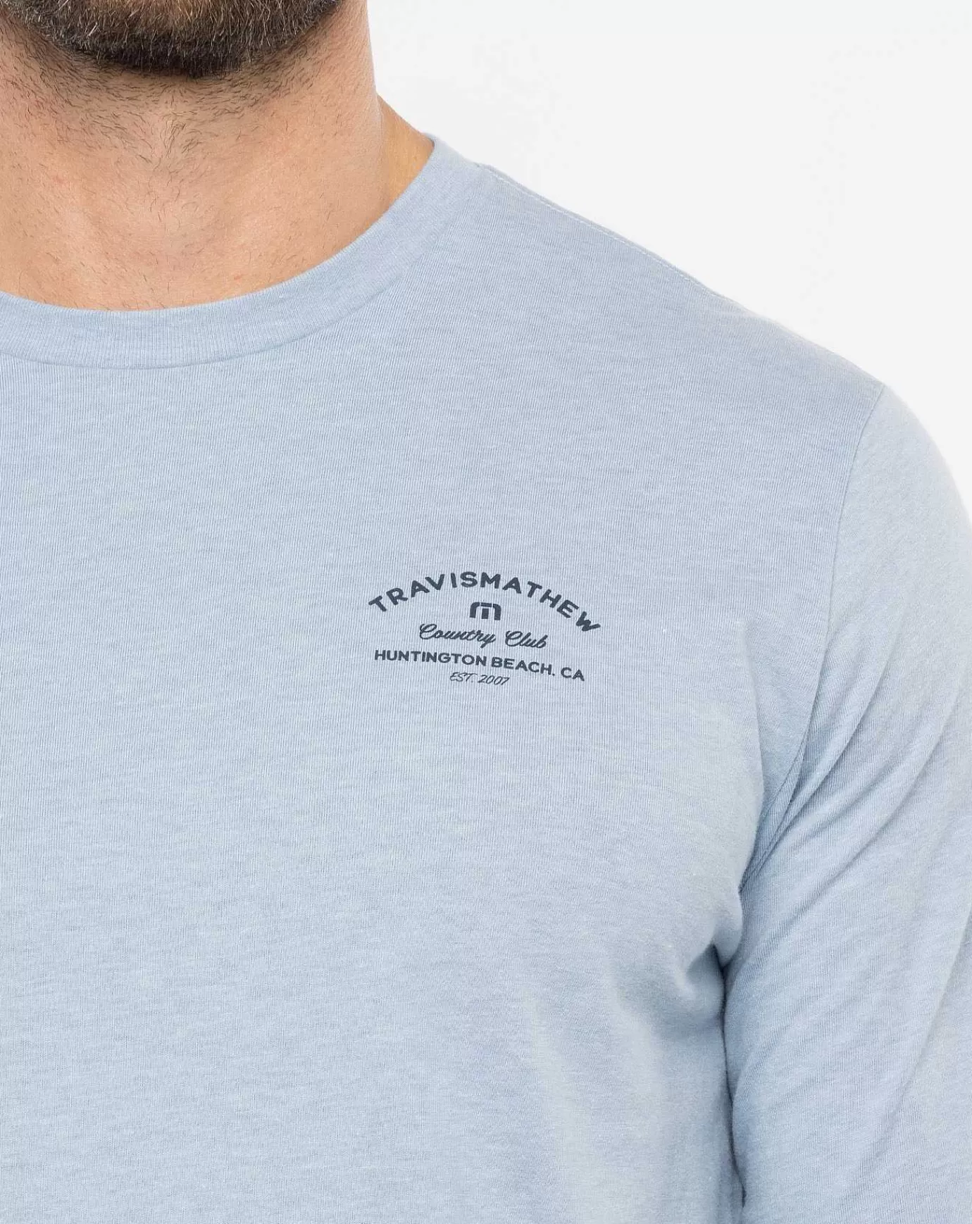 Flash Sale Travis Mathew Raffle Winner Tee Heather Ash Blue