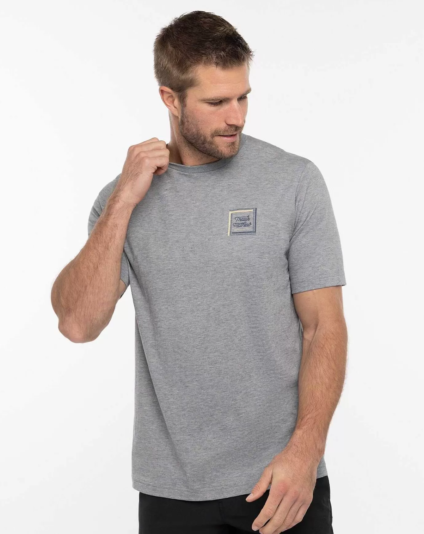 Flash Sale Travis Mathew Riviera Maya Tee Heather Grey