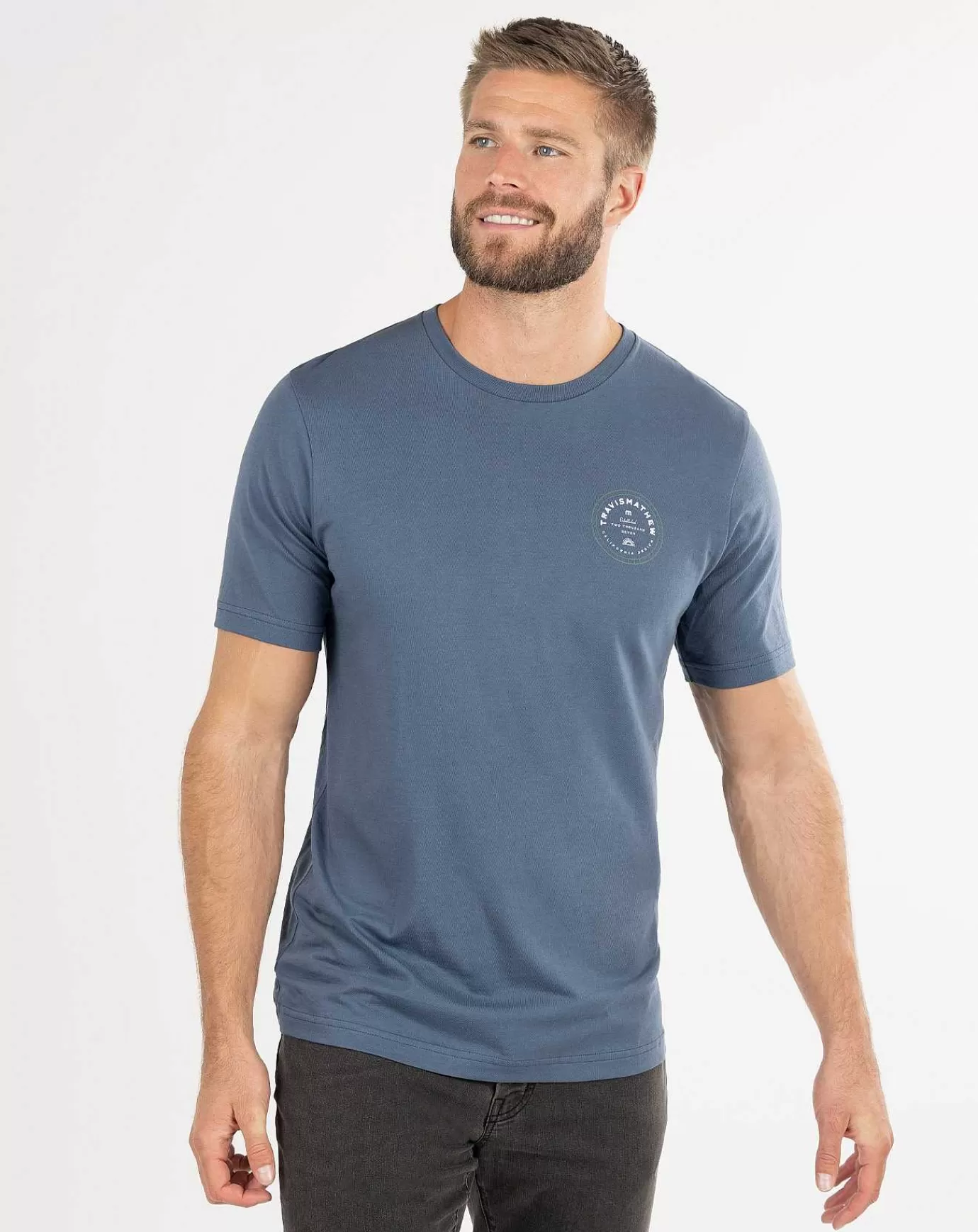 Best Travis Mathew Roughing It Tee Insignia/Vintage Indigo