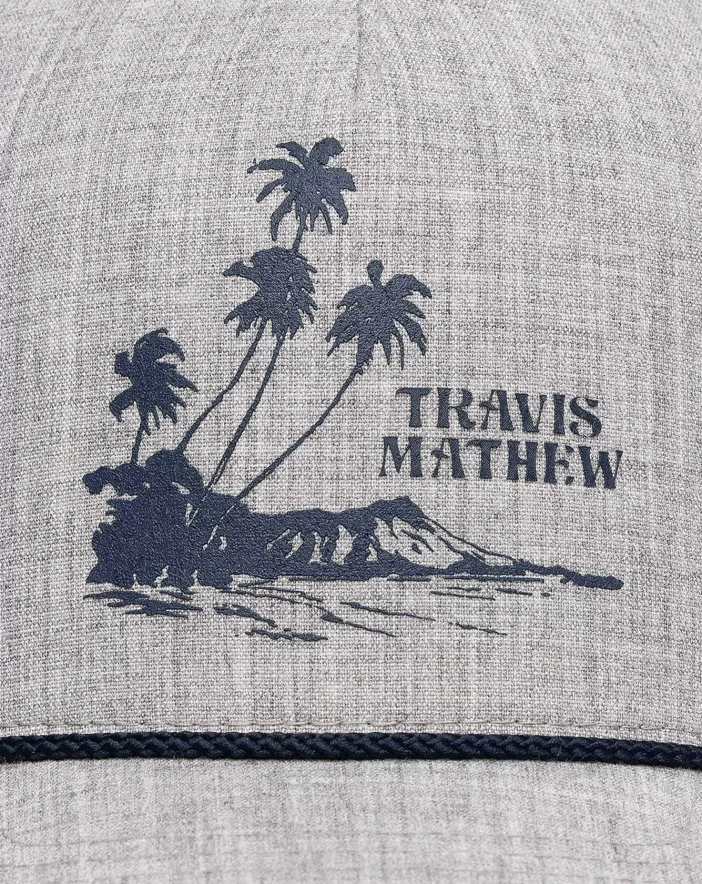 Store Travis Mathew Salsa Verde Snapback Hat Heather Grey