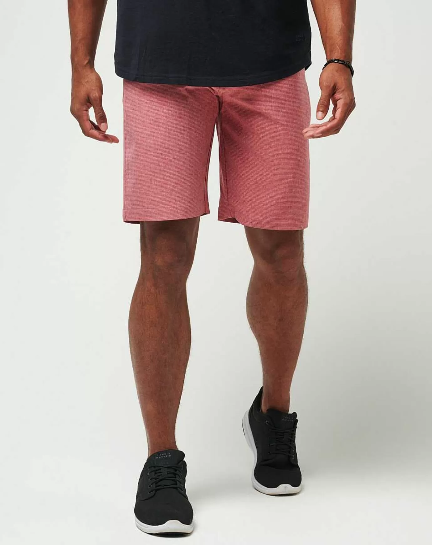 Clearance Travis Mathew Sand Harbor Short 9In Heather Garnet Rose