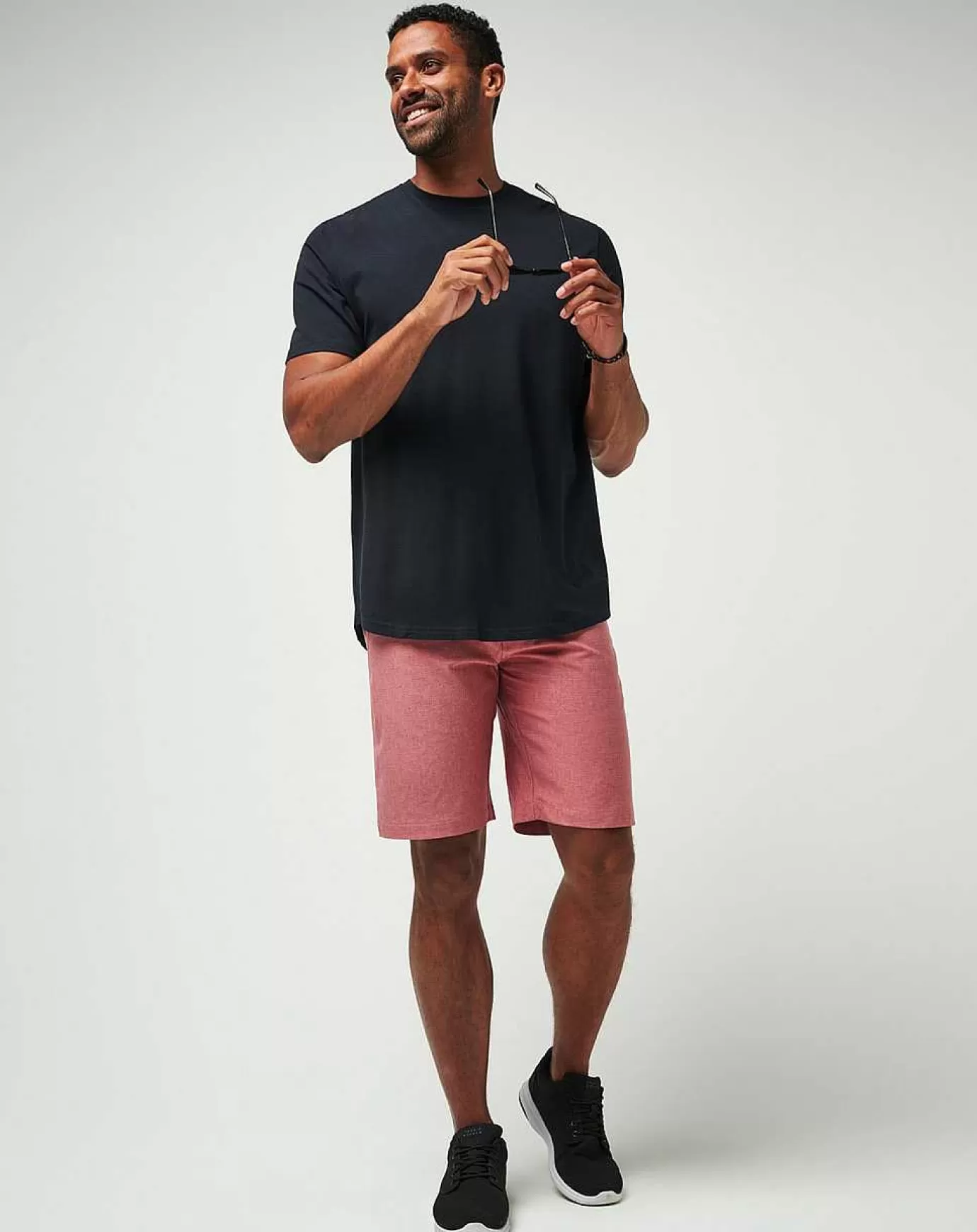 Clearance Travis Mathew Sand Harbor Short 9In Heather Garnet Rose