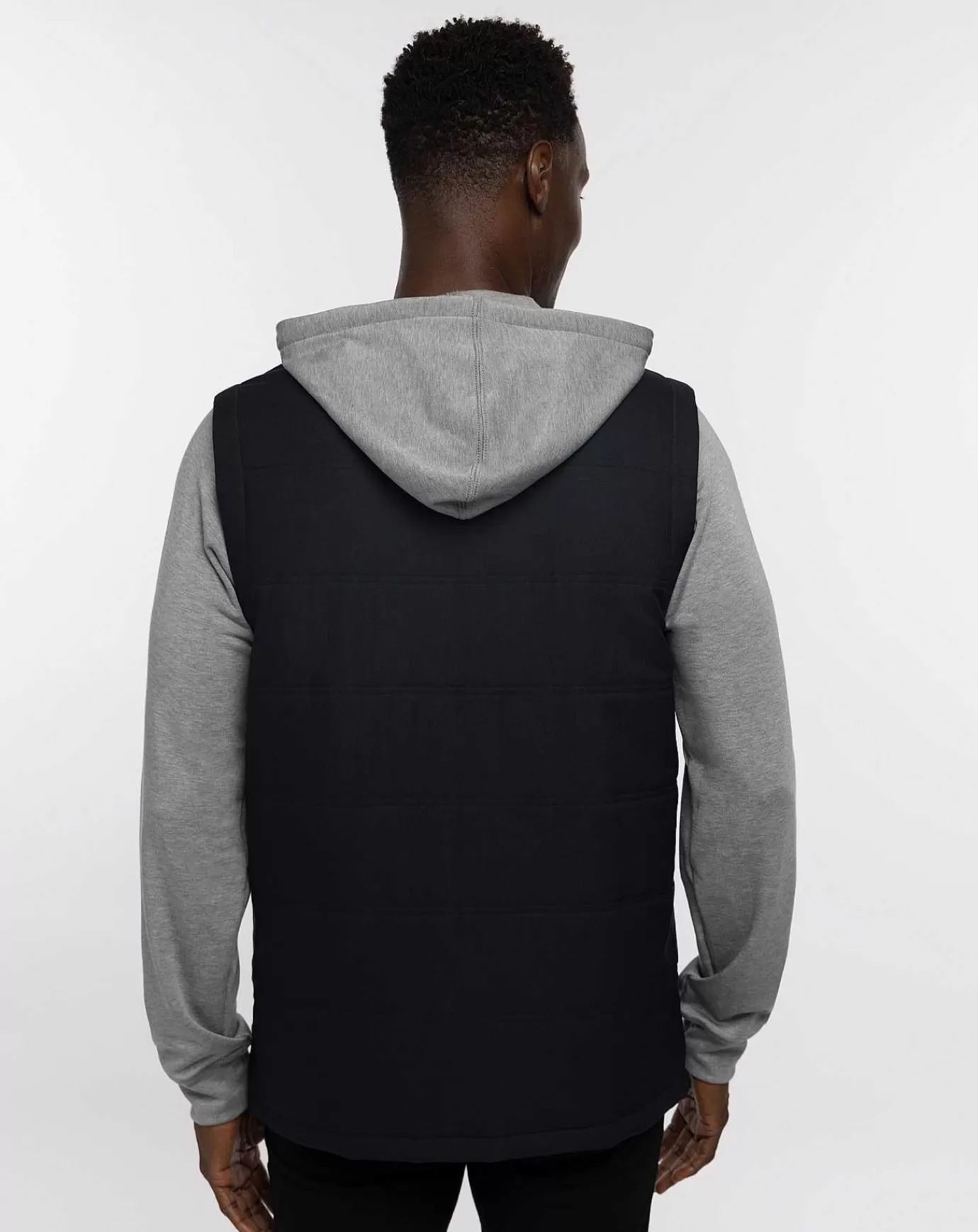 Best Sale Travis Mathew Scavenger Full Zip Hoodie Black/Heather Grey