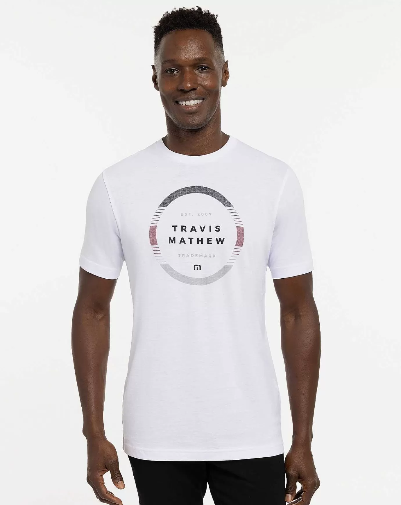 Cheap Travis Mathew Secondary School Tee White