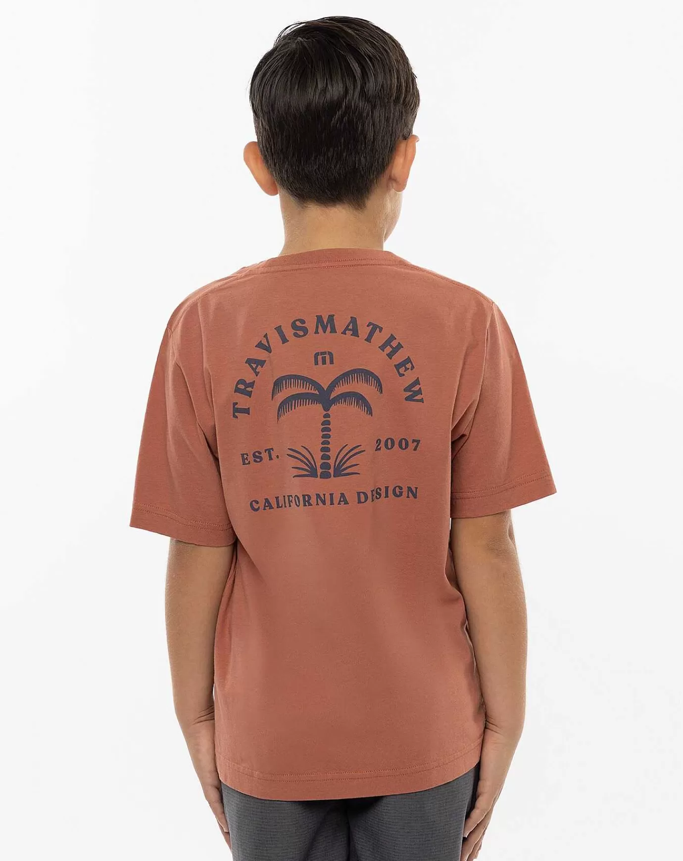 Sale Travis Mathew Shock And Awe Youth Tee Copper