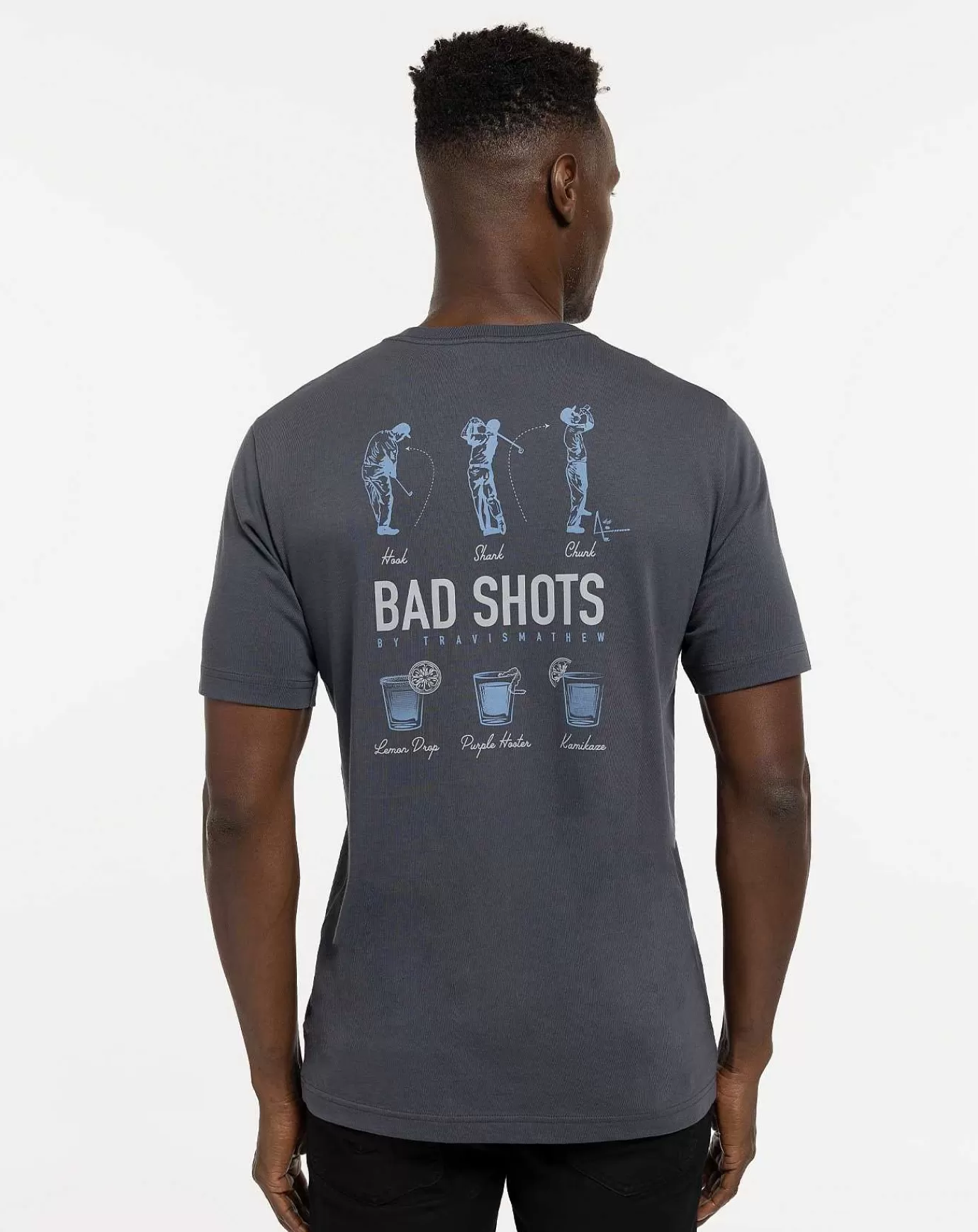 Cheap Travis Mathew Shot Glass Tee Blue Nights