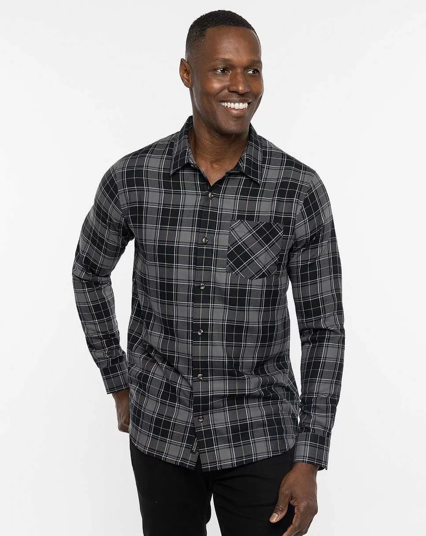 Discount Travis Mathew Sir Travis Button-Up Black