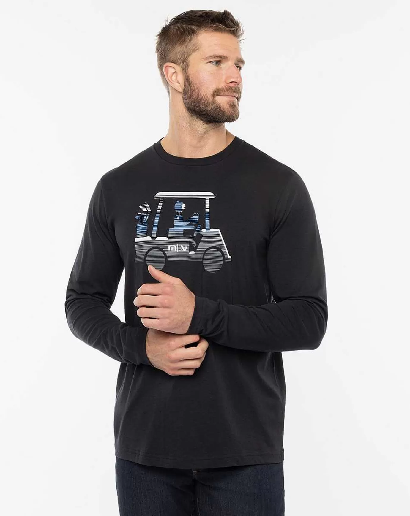 Discount Travis Mathew Sled Shack Tee Black