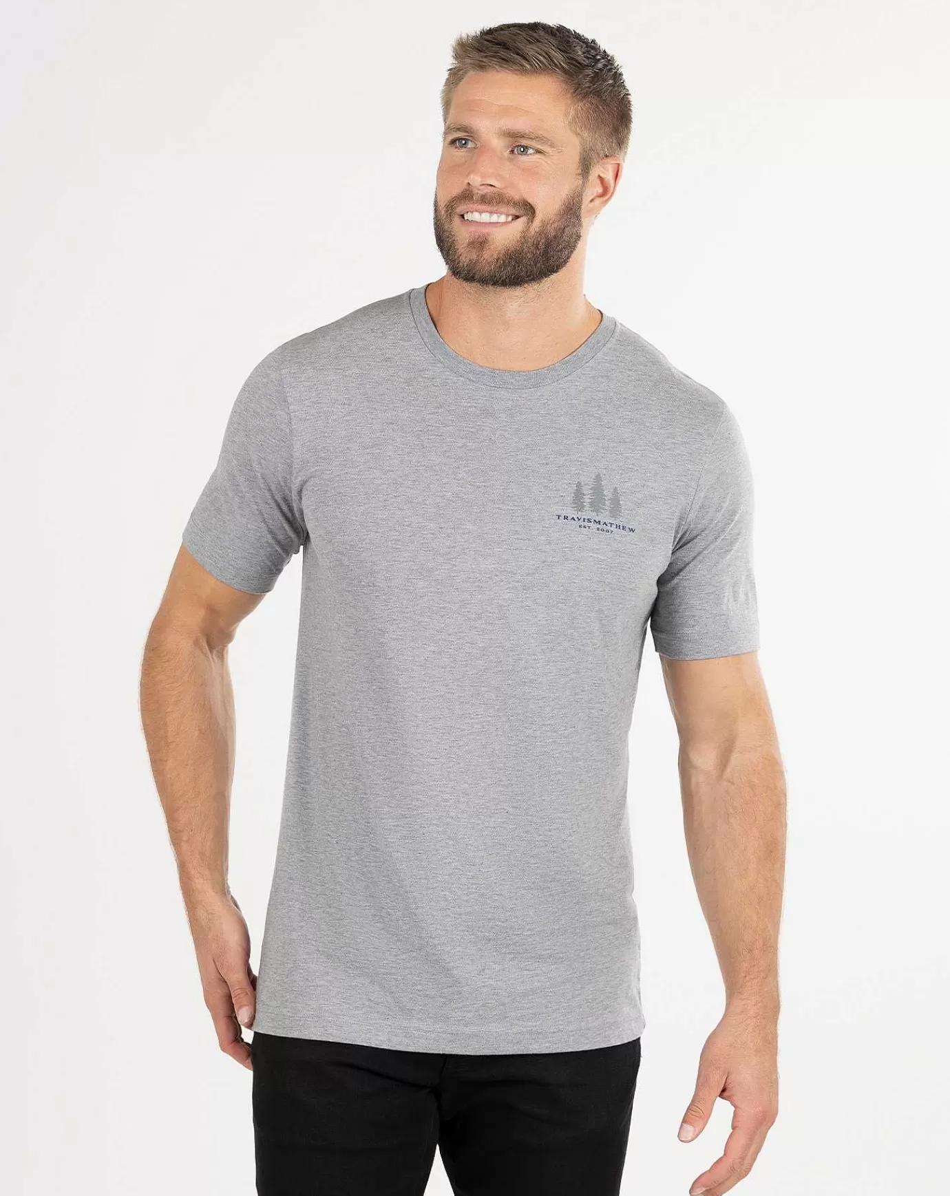 Store Travis Mathew Snow Sky Tee Heather Grey