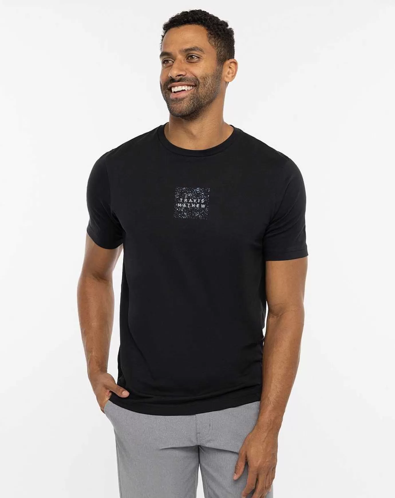 Cheap Travis Mathew Splatter Print Tee Black