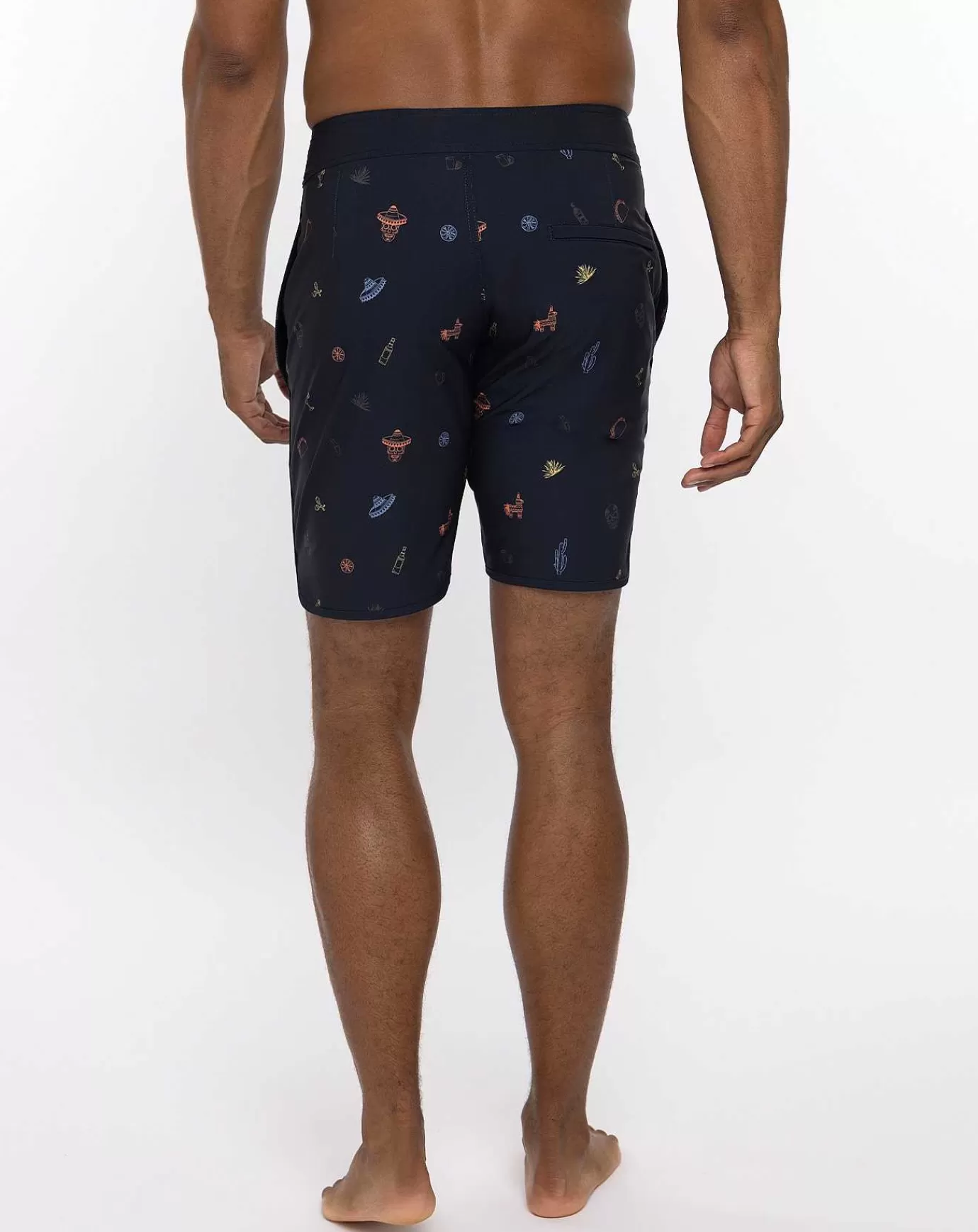 Shop Travis Mathew Sunset Mojito Boardshort Dress Blues