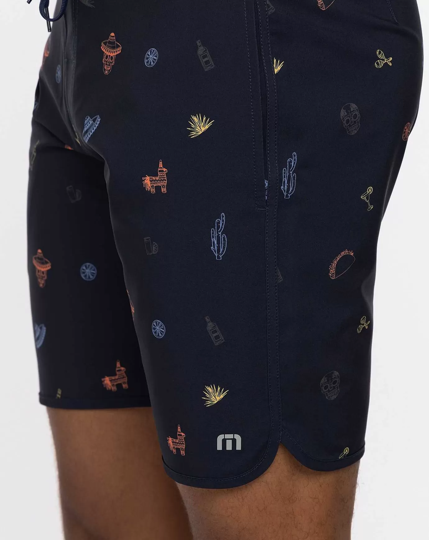 Shop Travis Mathew Sunset Mojito Boardshort Dress Blues