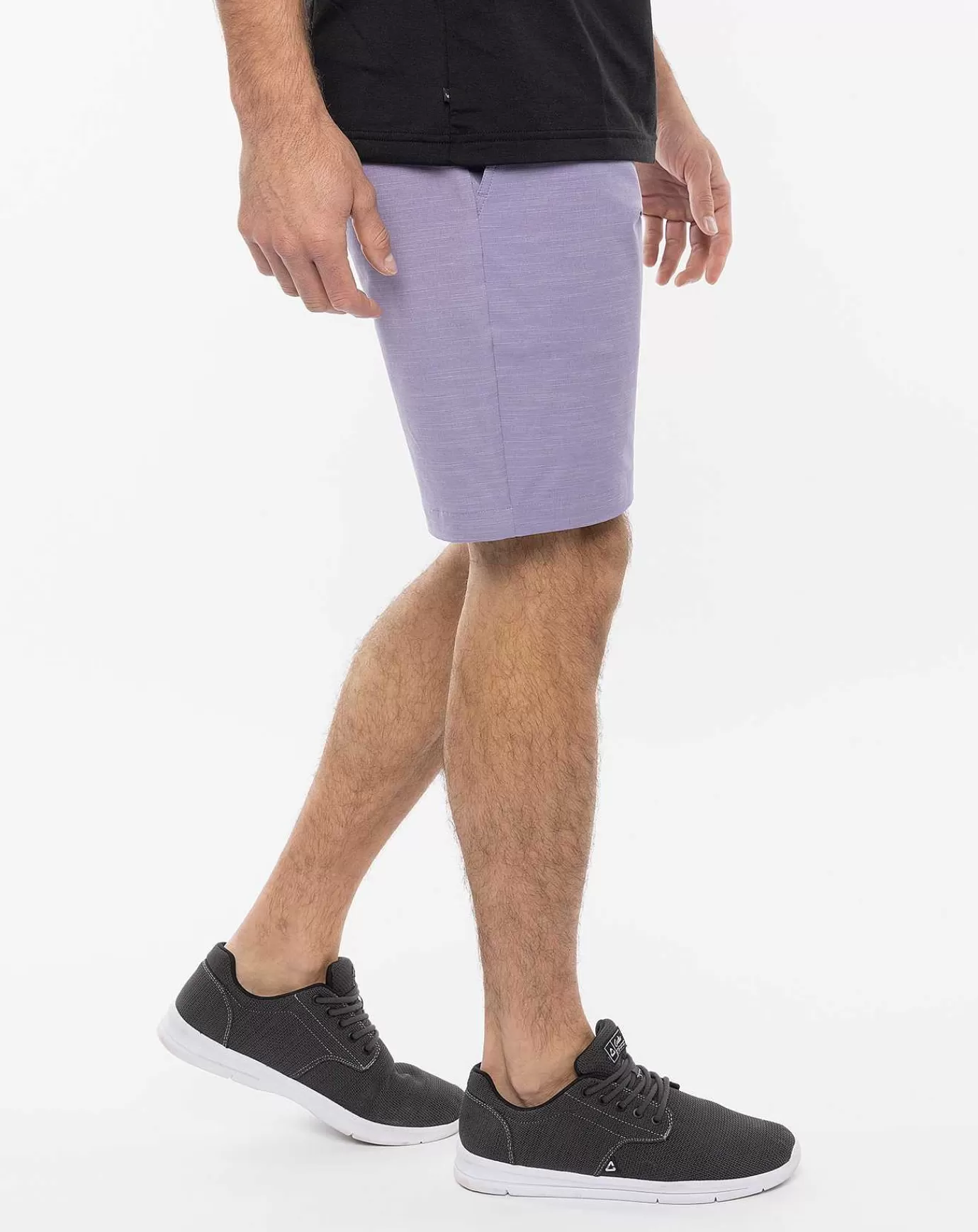 Discount Travis Mathew Switchbacks Short 9In Heather Mulled Grape