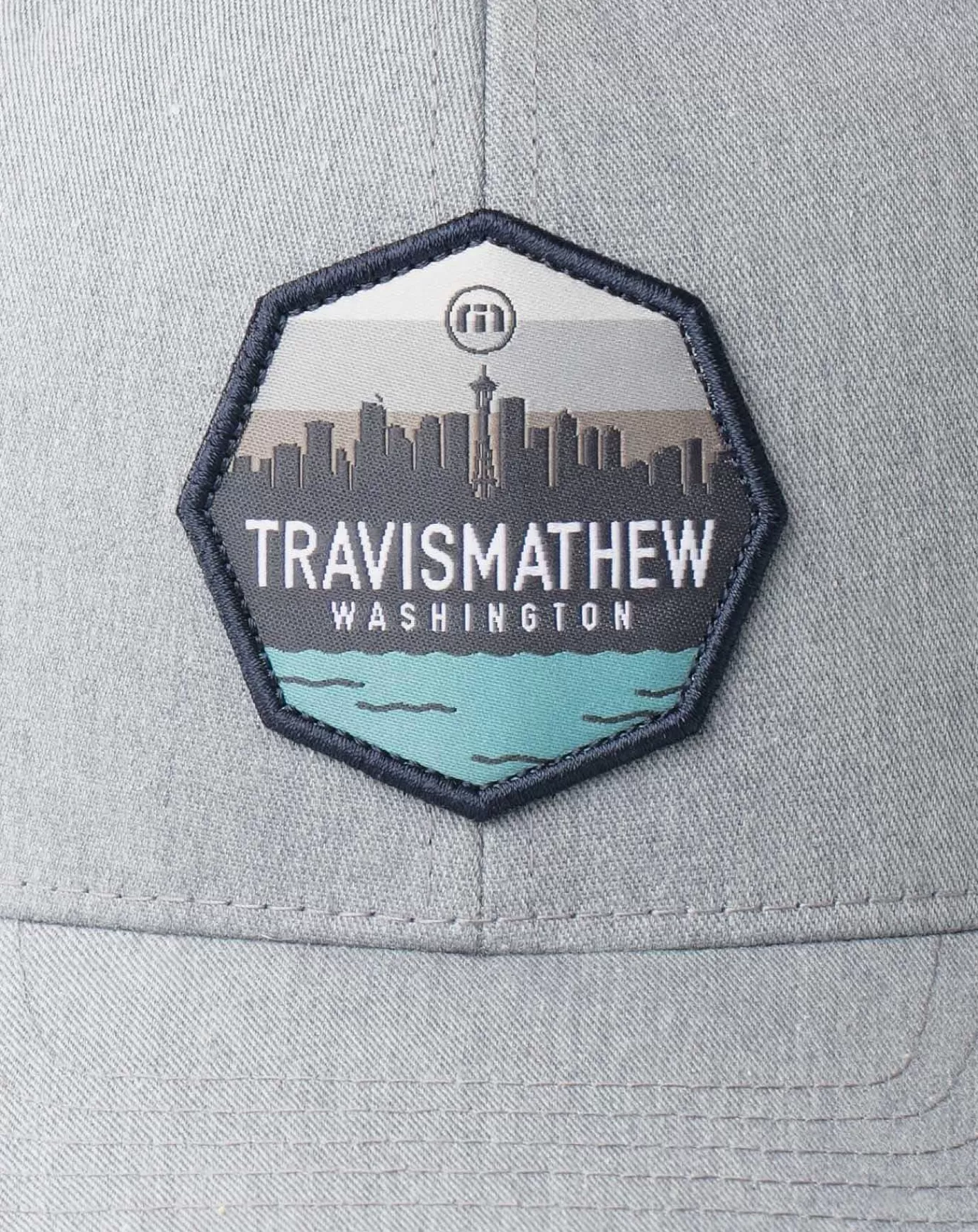 Fashion Travis Mathew Take A Hike Snapback Hat Heather Grey