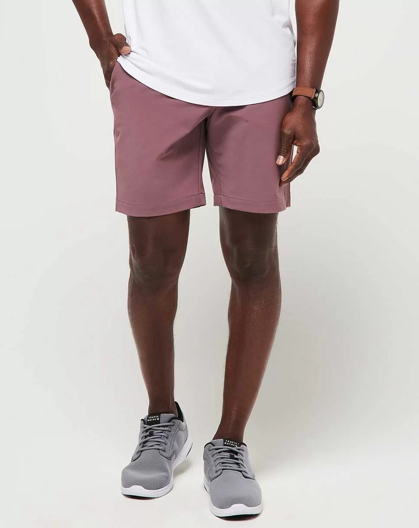 Best Sale Travis Mathew Tech Chino Short 8In Flint