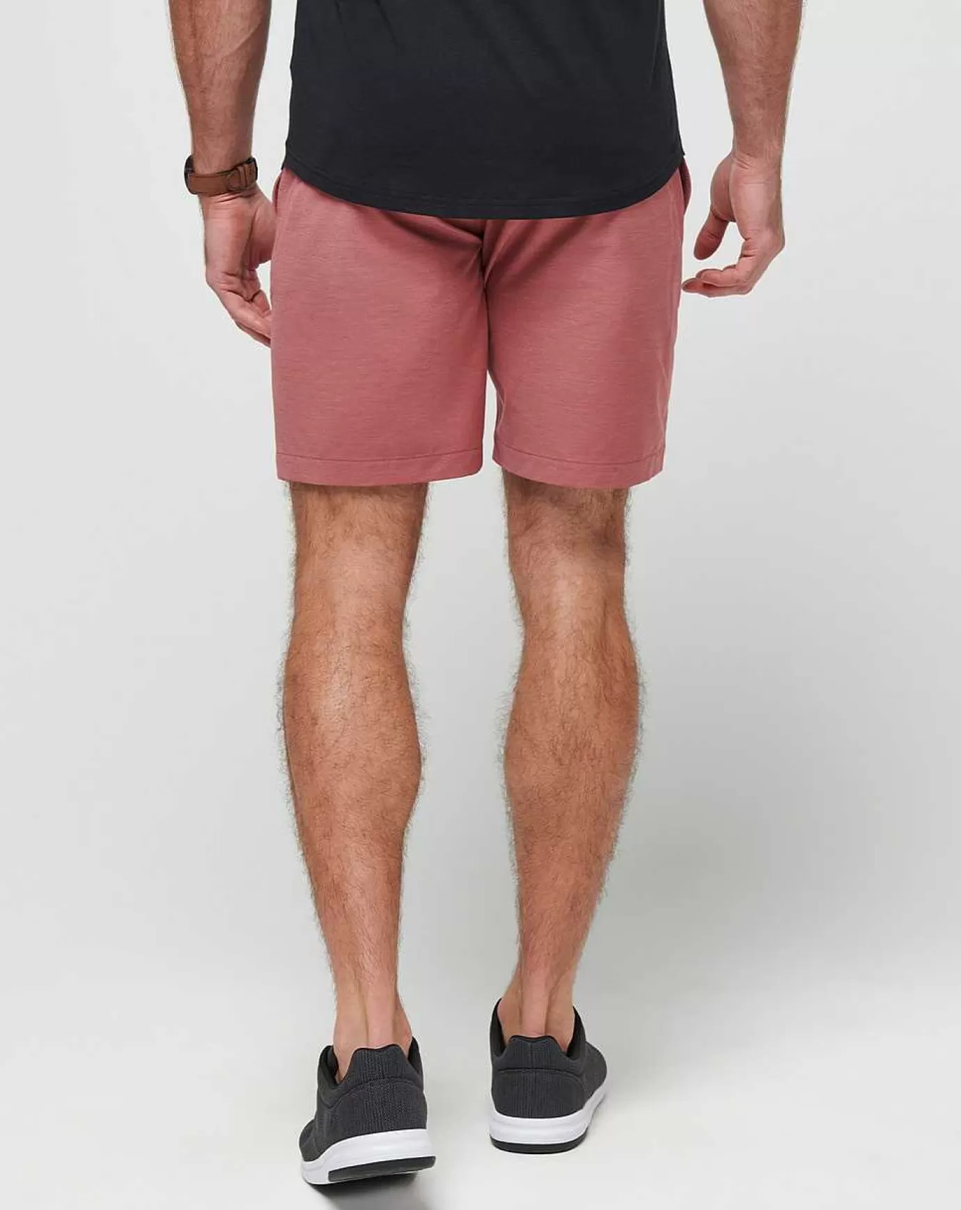 Clearance Travis Mathew Tech Chino Short 8In Heather Roan Rouge