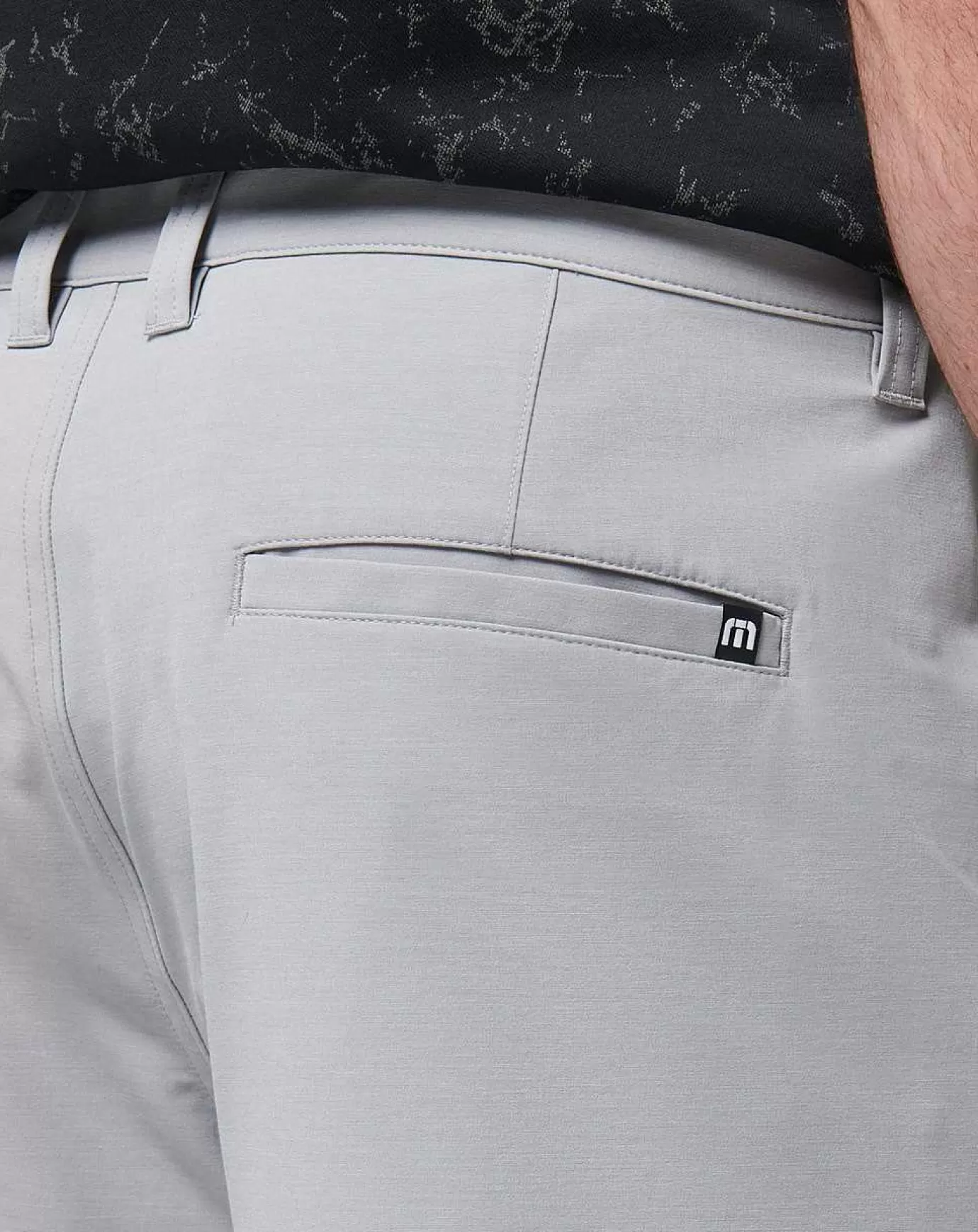 New Travis Mathew Tech Chino Short 8In Heather Sleet