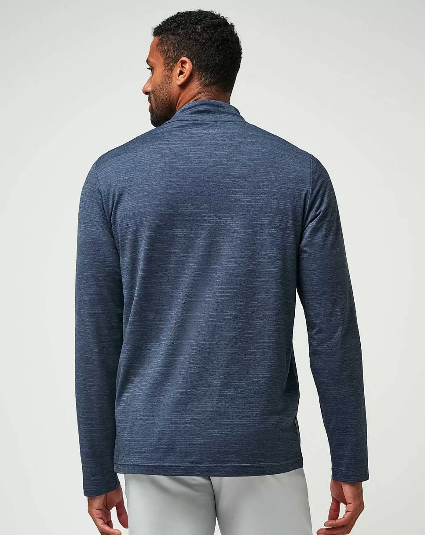 Flash Sale Travis Mathew The Heater Quarter Zip Vintage Indigo/Black