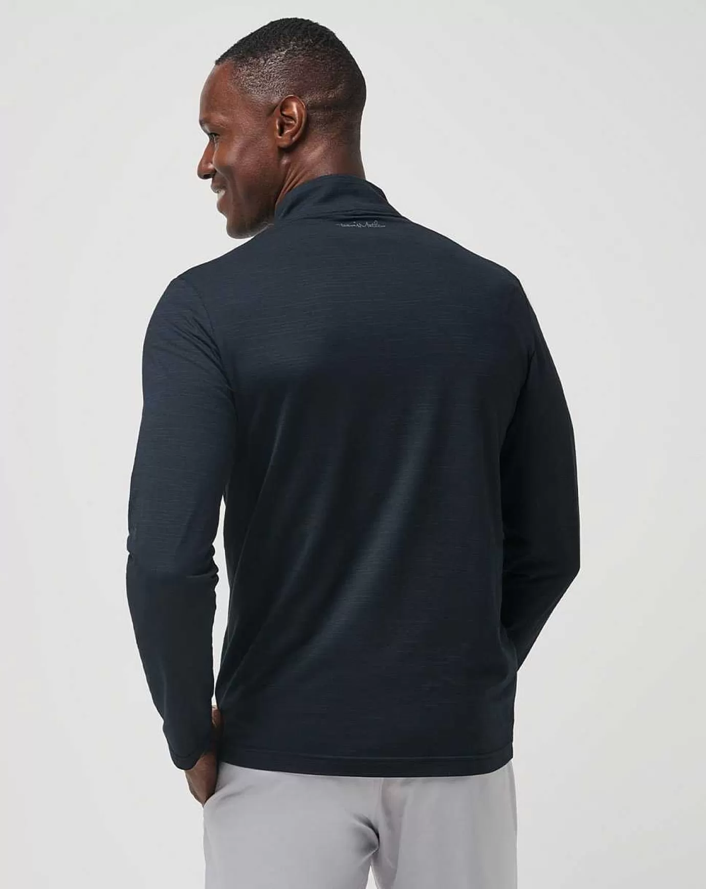 Cheap Travis Mathew The Heater Quarter Zip Black