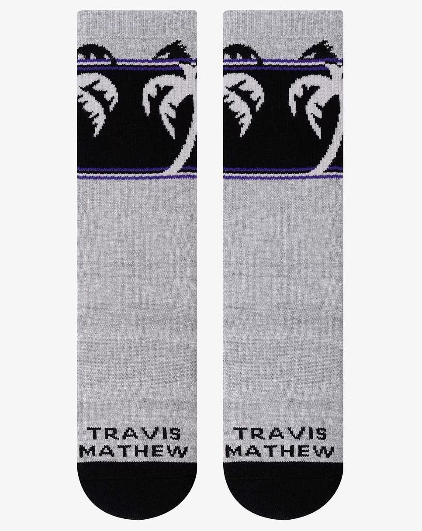 Fashion Travis Mathew Three Mile Beach Crew Sock Heather Sleet