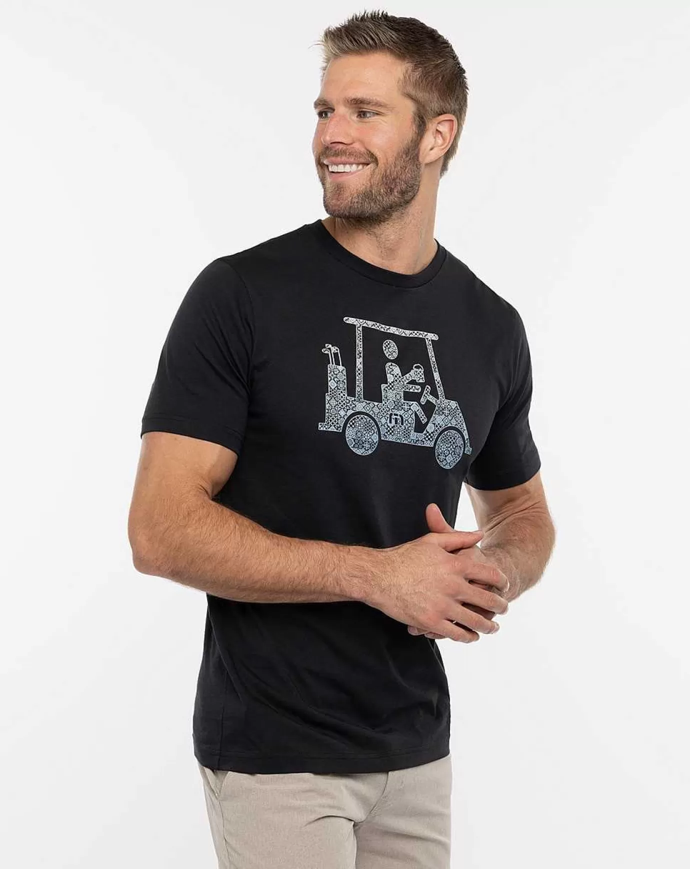 New Travis Mathew Up And At Em Tee Black