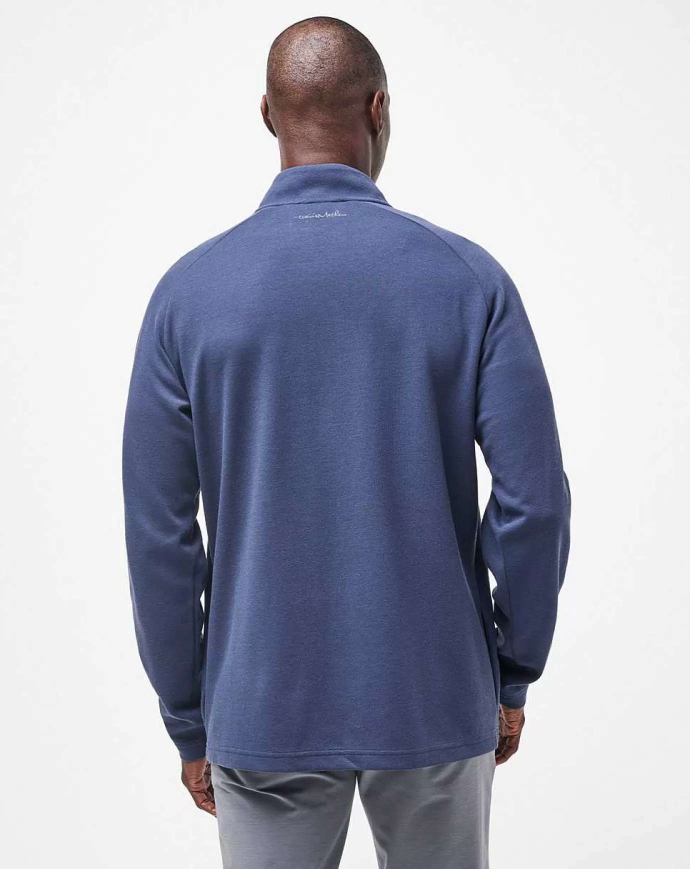 Clearance Travis Mathew Upgraded Quarter Zip Navy