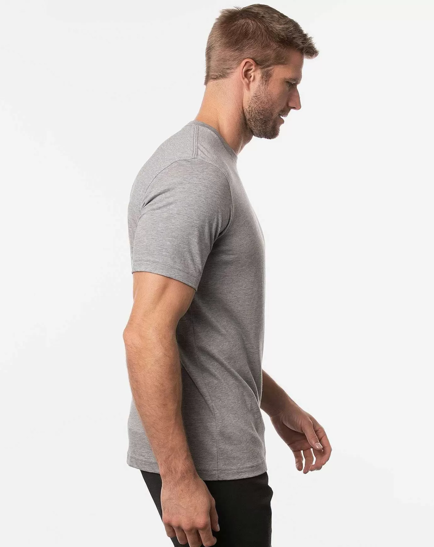 New Travis Mathew Walk The Plank Tee Heather Grey