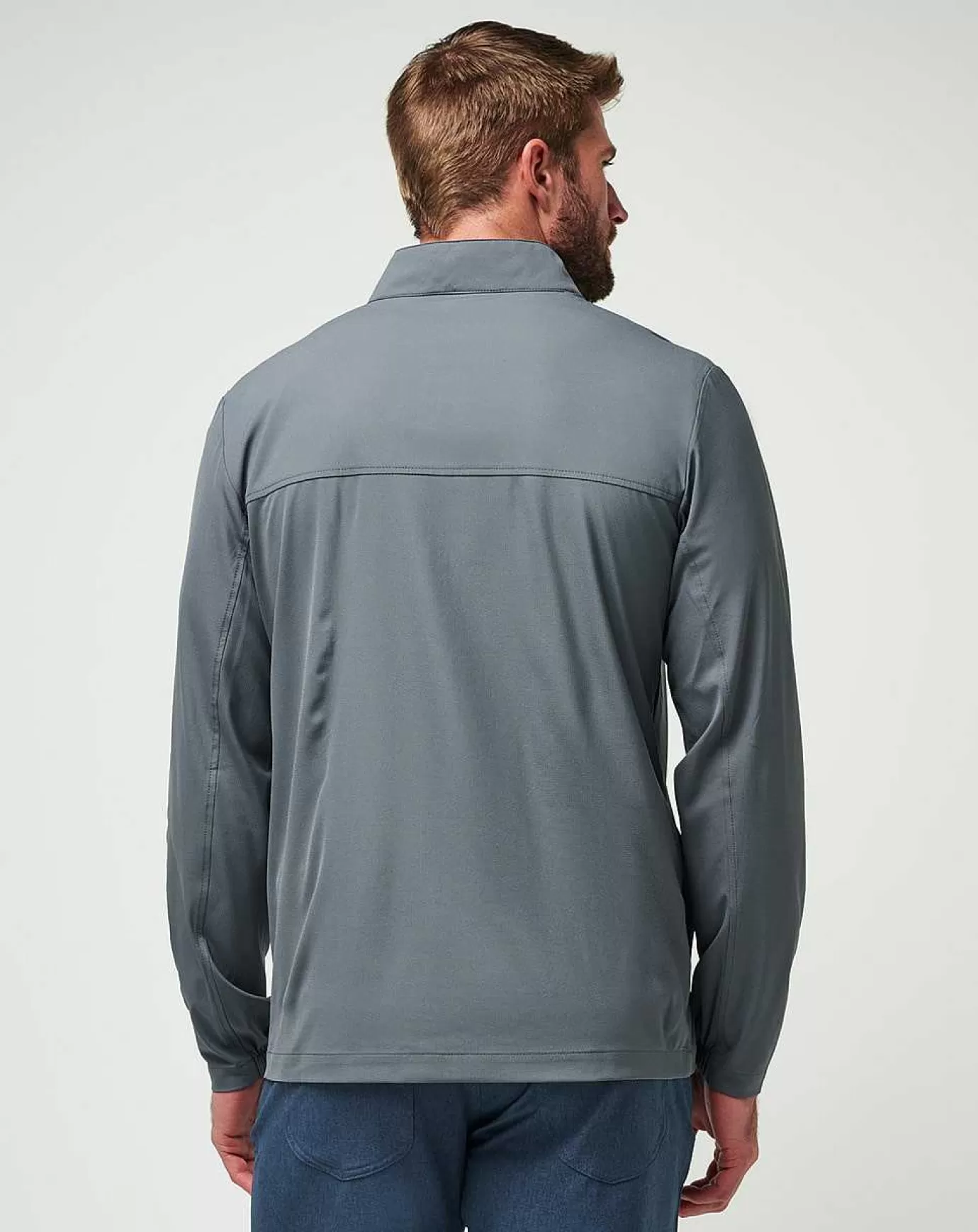 Outlet Travis Mathew Wanderlust Quarter Zip Quiet Shade