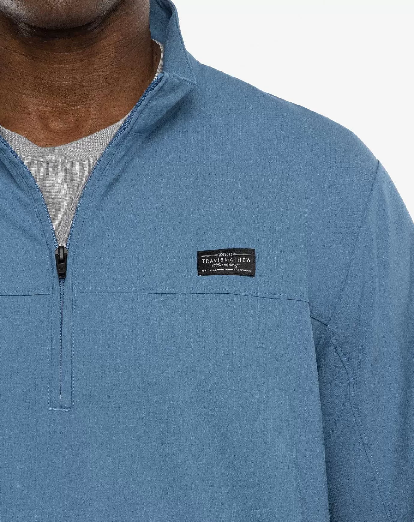 Fashion Travis Mathew Wanderlust Quarter Zip Copen Blue