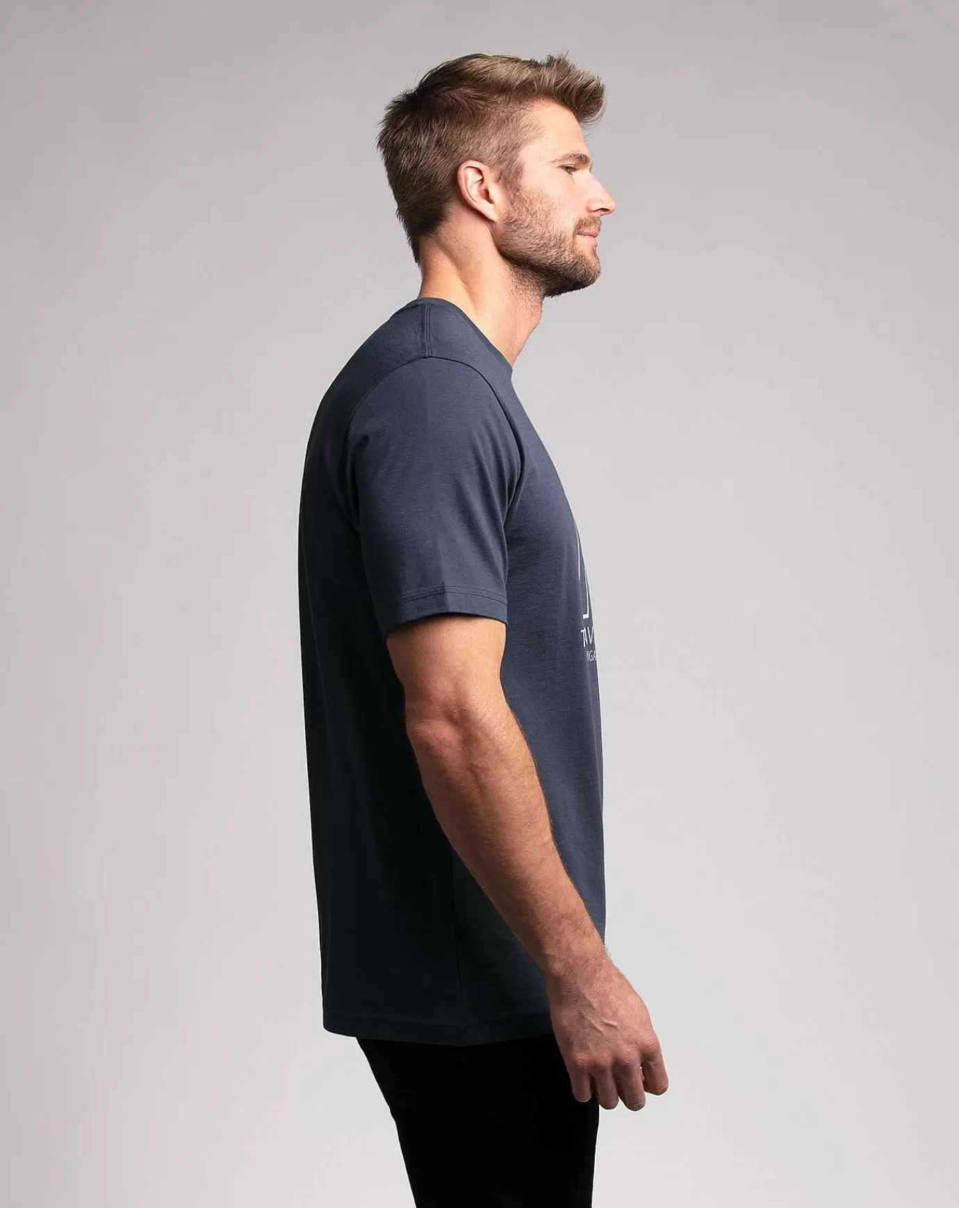 Online Travis Mathew White Pine Tee Mood Indigo